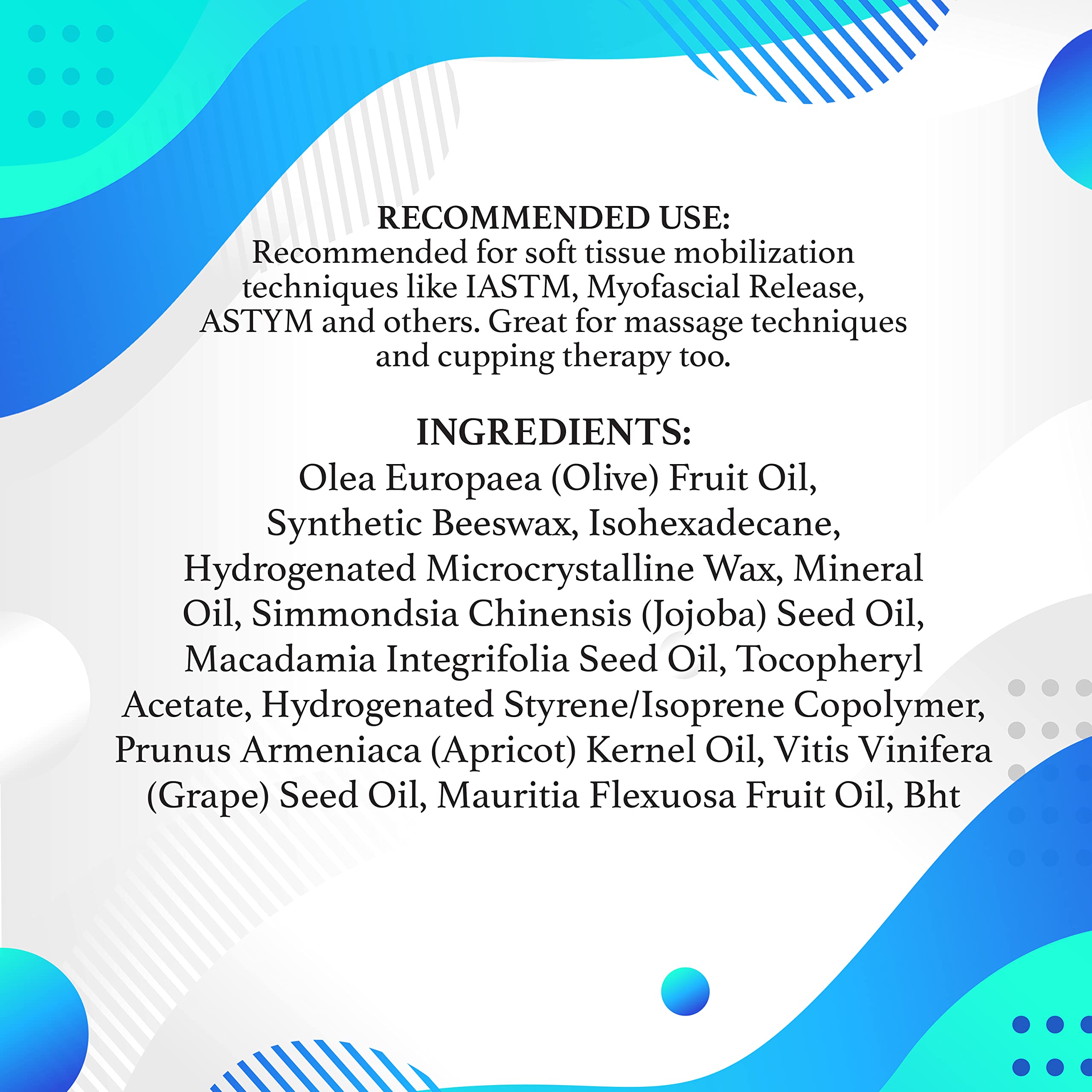 **Natural Essential Massage Oil & Myofascial Release Tool - Ultra Strength Muscle Rub Balm for Massage Therapy, IASTM & Gua Sha - 100g | Relieve Sore Muscles, Improve Recovery & Relaxation**    *(Use for post-workout recovery, deep tissue massage, pain relief, and relaxation at home or in professional therapy sessions.)*