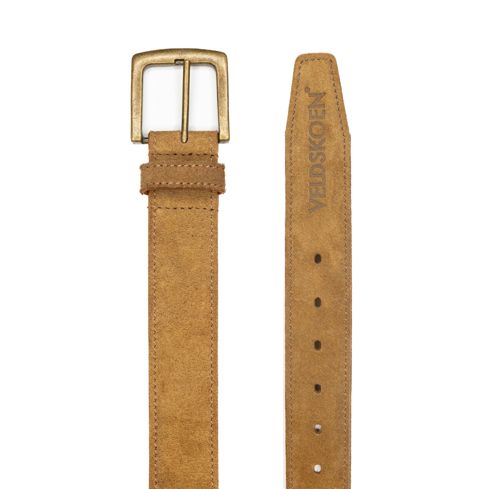 40mm Genuine Leather Brown Belt for Men - Stylish & Durable Fashion Accessory for Casual, Office & Formal Wear