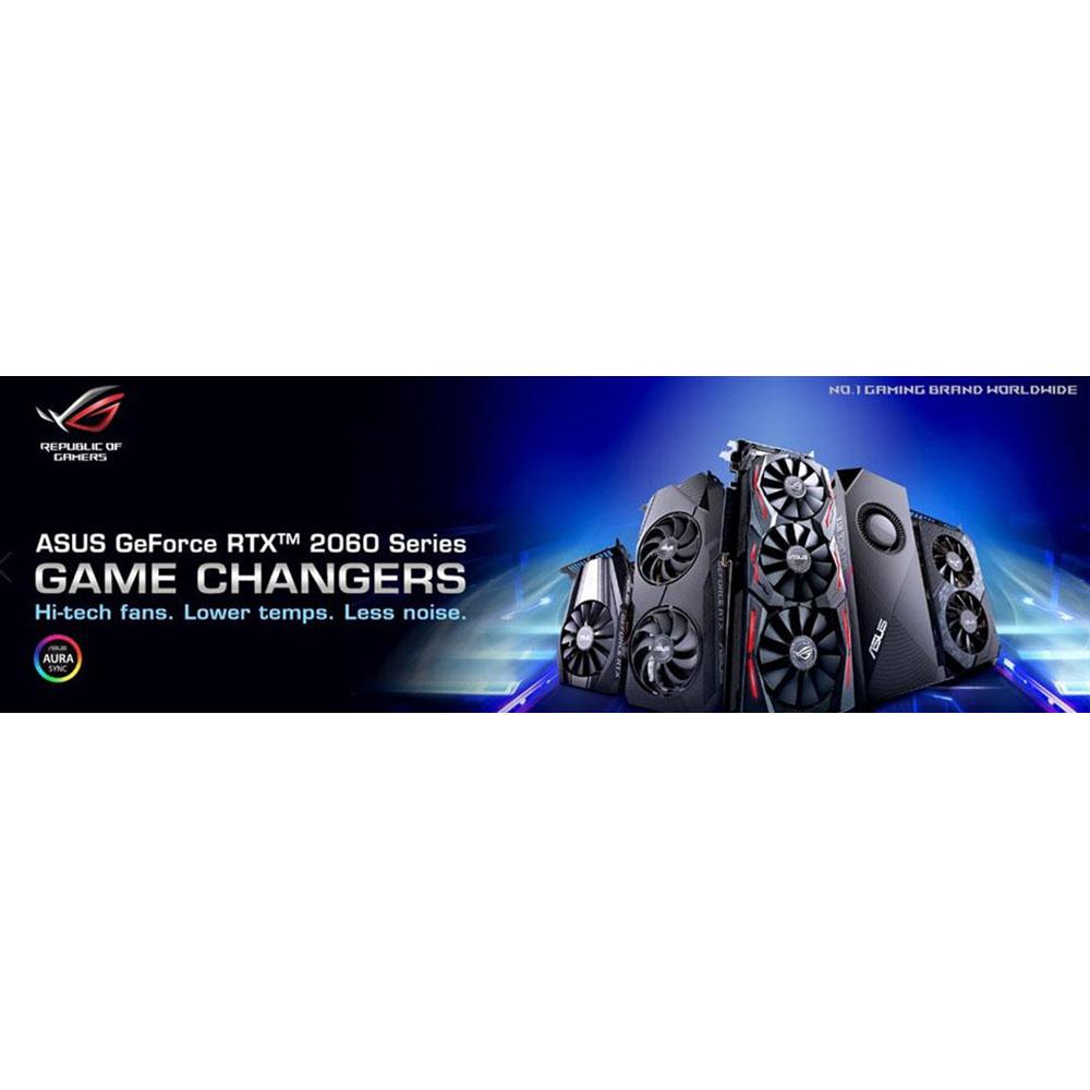 ASUS GeForce RTX 2060 6GB GDDR6 Phoenix Fan Edition Graphics Card - for Gaming, Streaming & VR | High Performance PC Builds