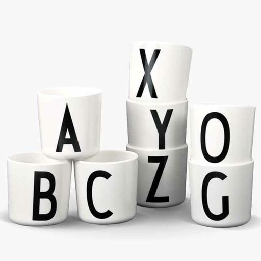 DESIGN LETTERS Melamine Cup - Durable, BPA-Free Plastic Cup for Coffee, Tea & Beverages - Perfect for Home, Office, Camping & Outdoor Use