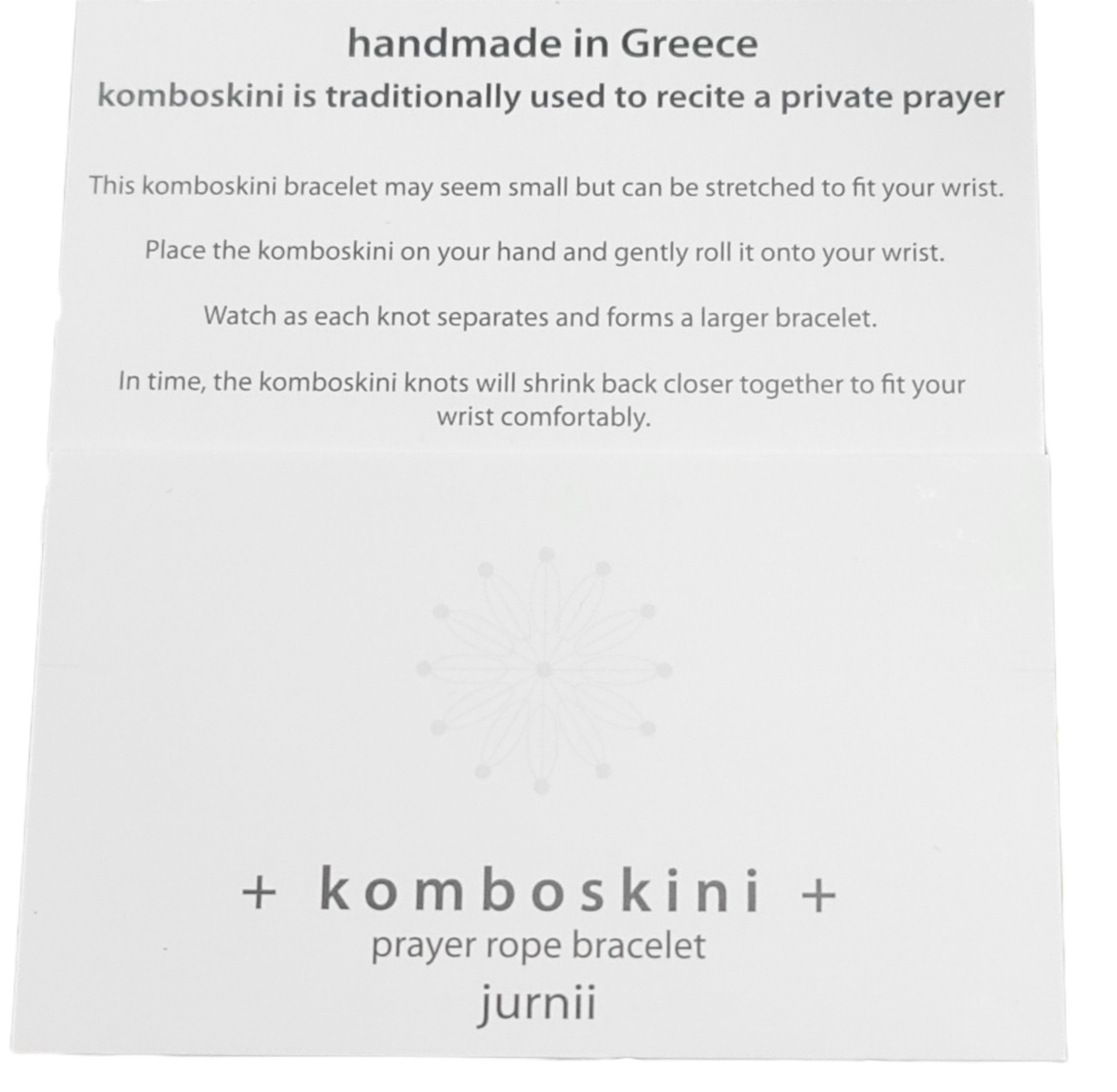 Greek Orthodox Prayer Rope Komboskini - Handmade Christian Prayer Bracelet for Men & Women - Perfect for Daily Worship, Meditation & Spiritual Protection