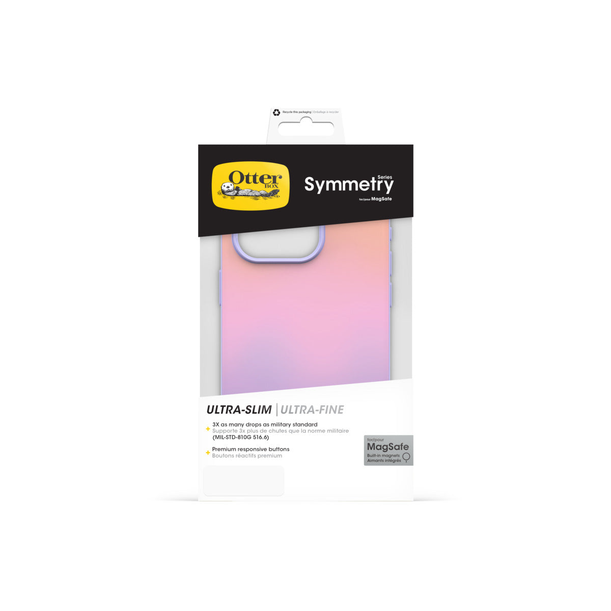 OtterBox MagSafe Symmetry Series Graphic Case for iPhone 15 Pro - Slim Protective Cover with Magnetic Alignment, Durable Drop Protection - Perfect for Work, Travel & Everyday Use