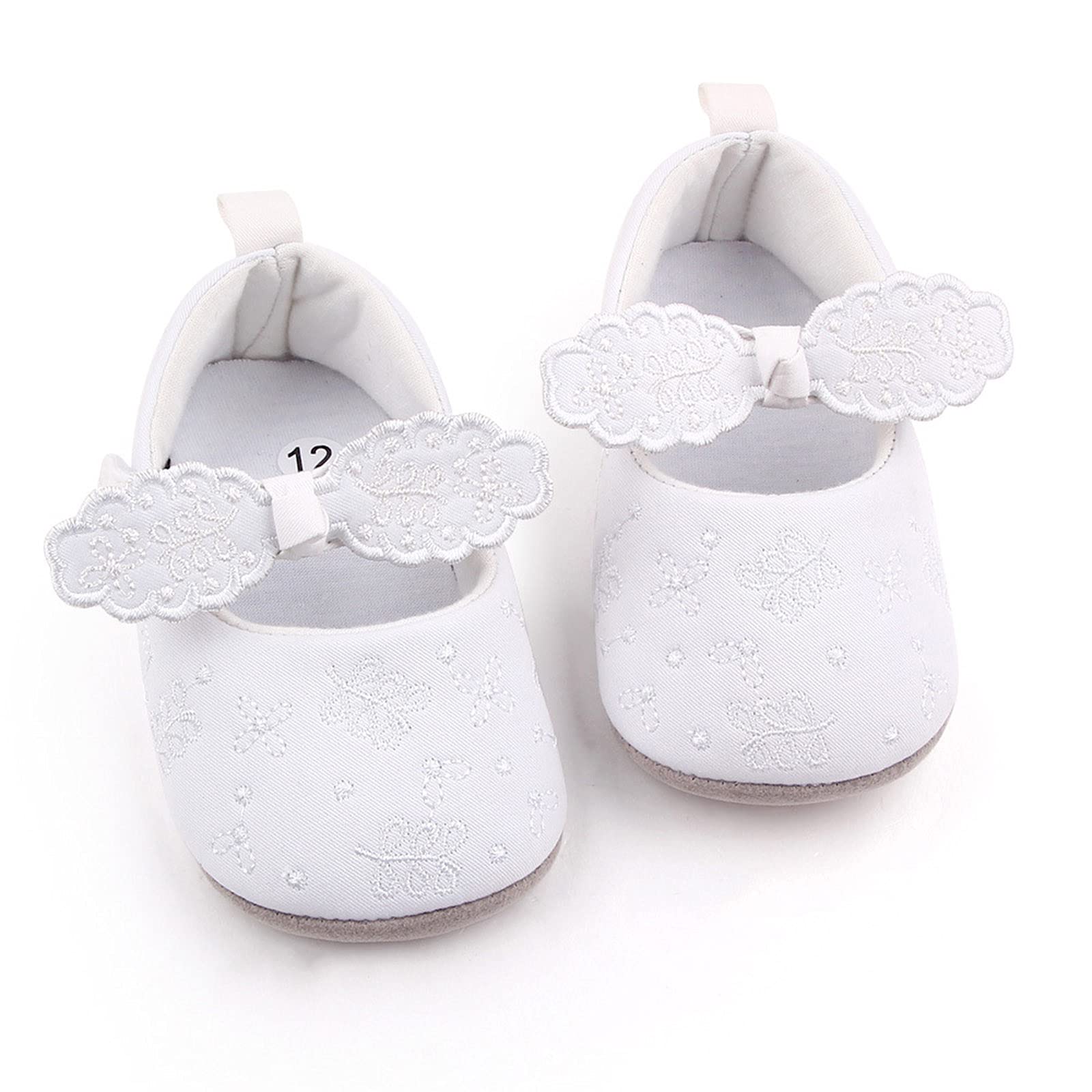 Soft Princess Baby Non-Slip Walking Shoes for Girls - Floral First Walkers for Casual Outings