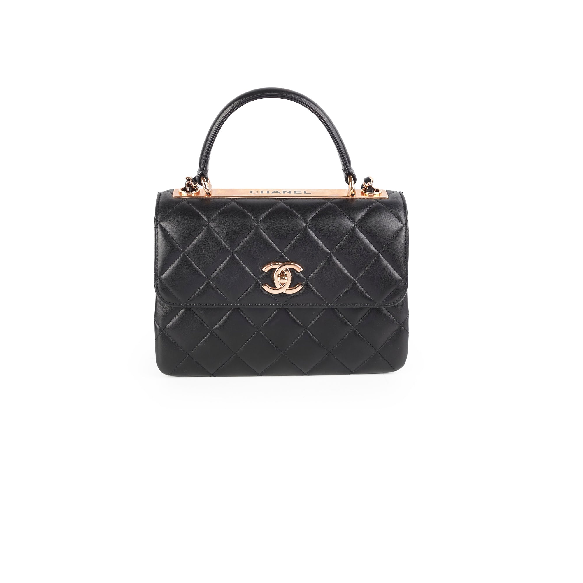 Chanel Trendy CC Black Microchip Leather Wallet on Chain - Luxury Crossbody Bag for Women, Perfect for Evening Parties & Date Nights