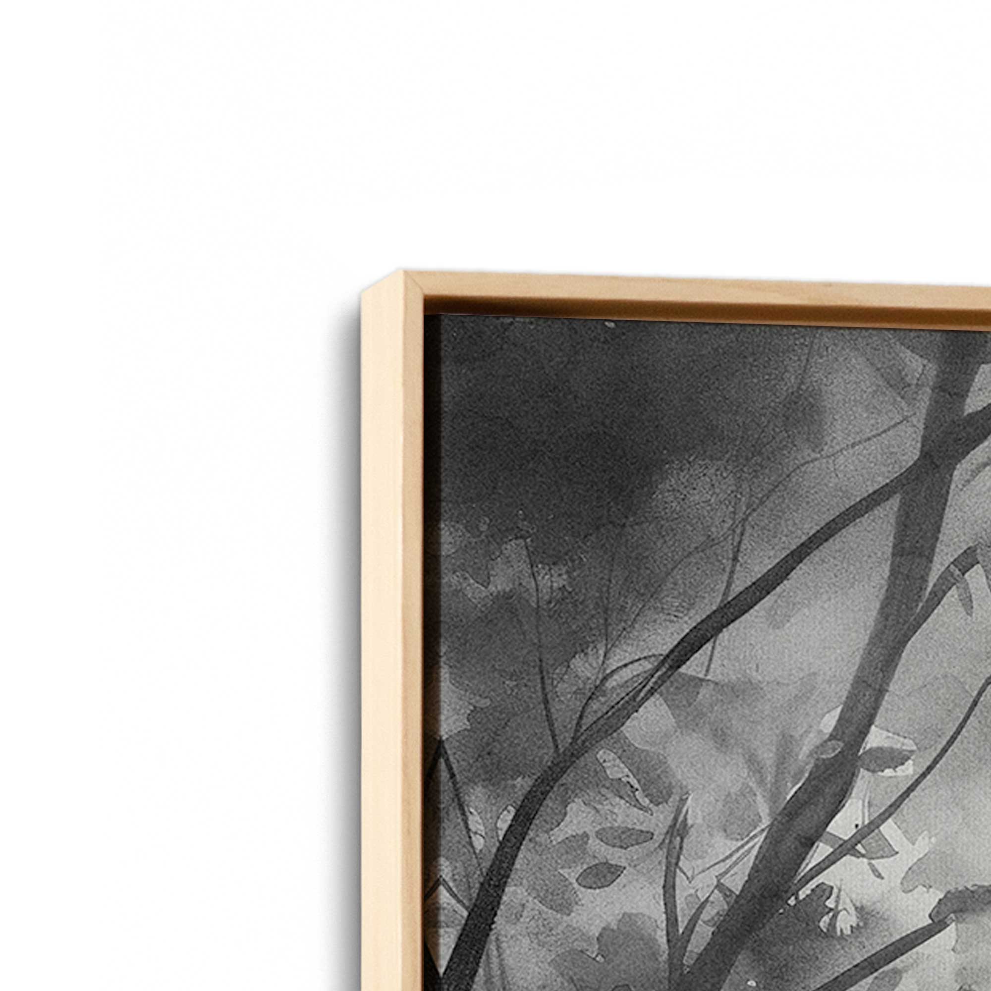 Dark Timberland Print on Canvas - Premium Wall Art for Home & Office Decor - Perfect for Living Room, Bedroom, and Office Spaces