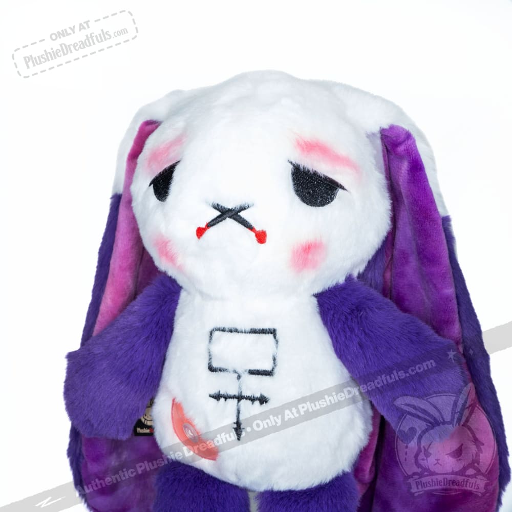 Plushie Dreadfuls Crohn's Disease Awareness Rabbit - Soft Stuffed Animal Toy for Comfort & Support | Perfect Gift for IBD Patients, Medical Students & Healthcare Workers