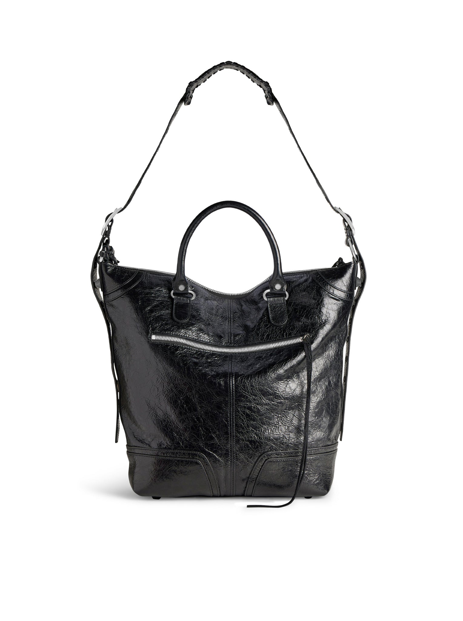 LE CAGOLE Men's Medium Black Tote Bag - Stylish & Durable for Work, Travel & Everyday Use