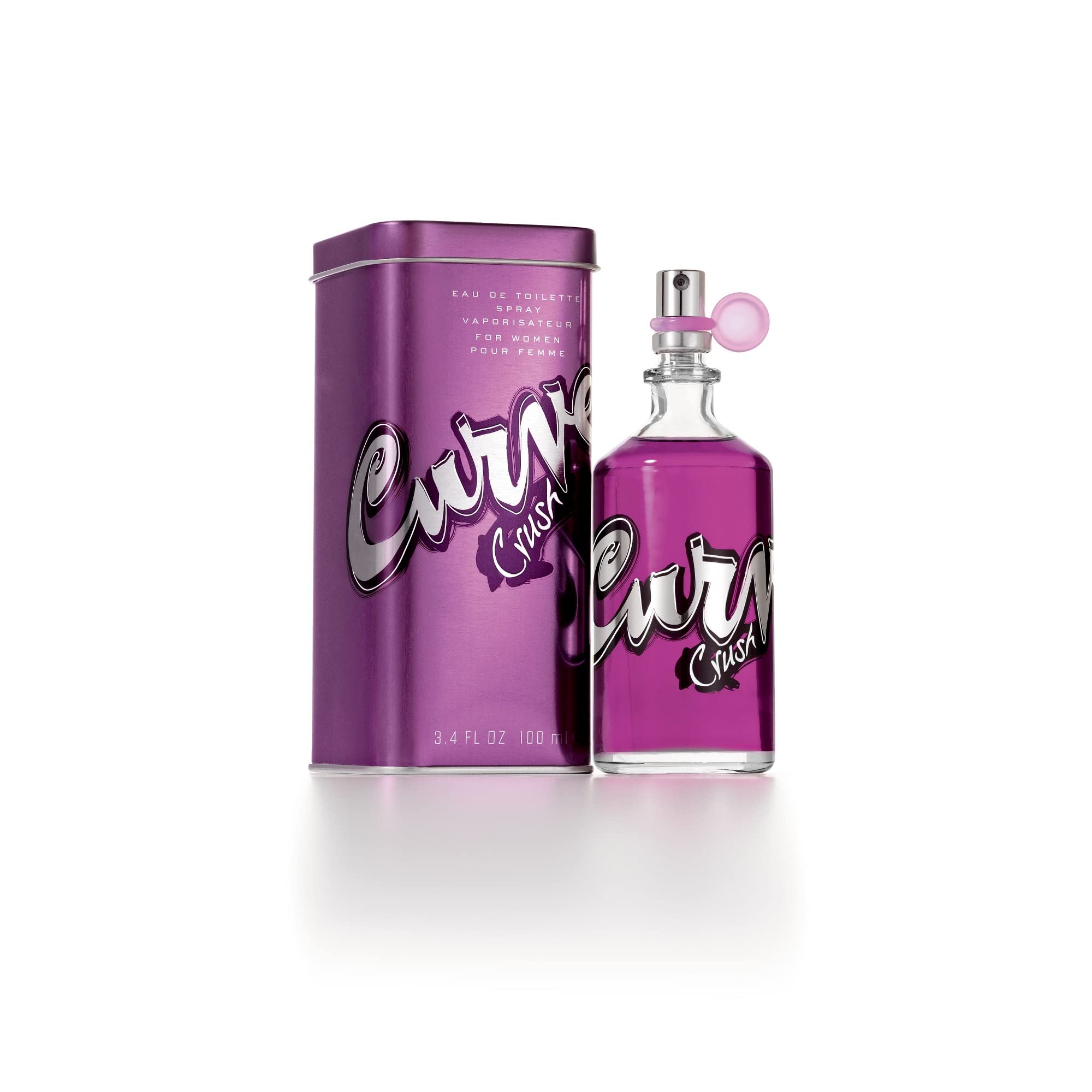Curve Crush Women's Eau De Toilette Spray Perfume - 3.4 Fl Oz | Floral Fruity Fragrance for Day & Night Wear, Date Nights & Special Occasions