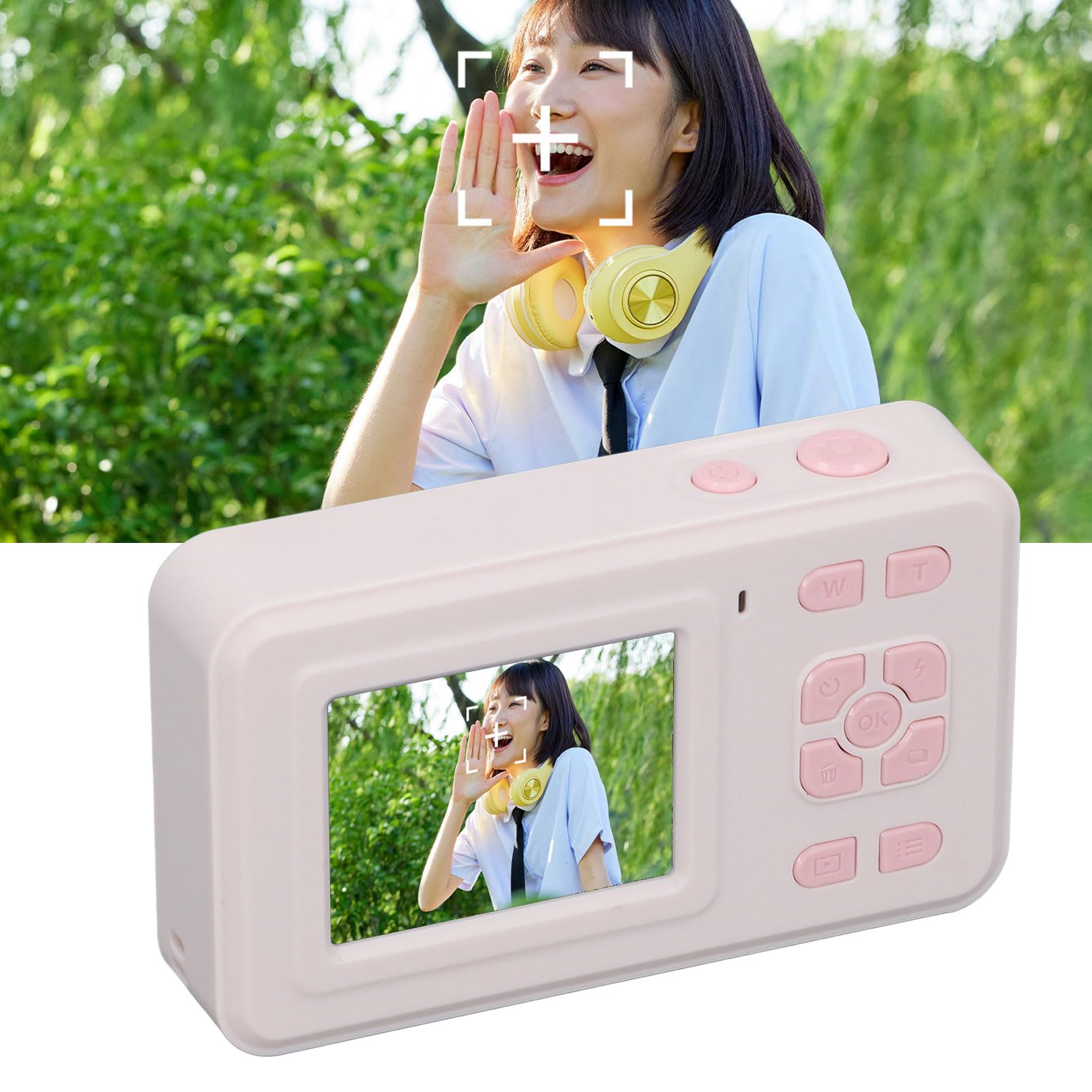 4K Vlogging Camera with 2.0 Inch IPS Screen - Portable Digital Camera for YouTube, Travel & Outdoor Adventures - Perfect for Content Creators, Vloggers & Travel Enthusiasts
