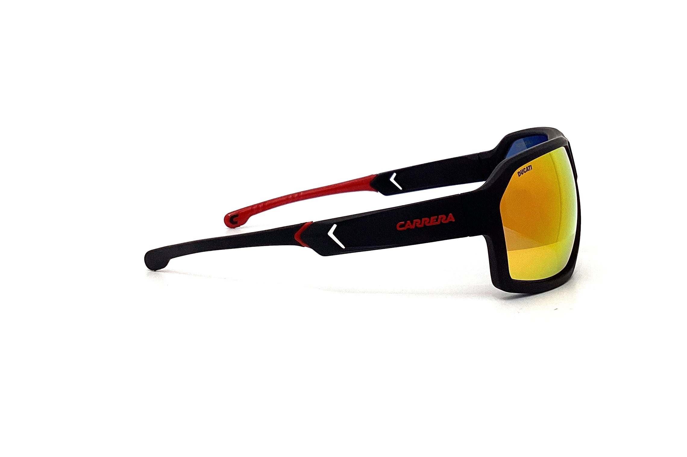 Carrera 020/S Sunglasses - Black Red Aviator Style for Men & Women - Perfect for Driving, Outdoor Sports & Fashion Accessories