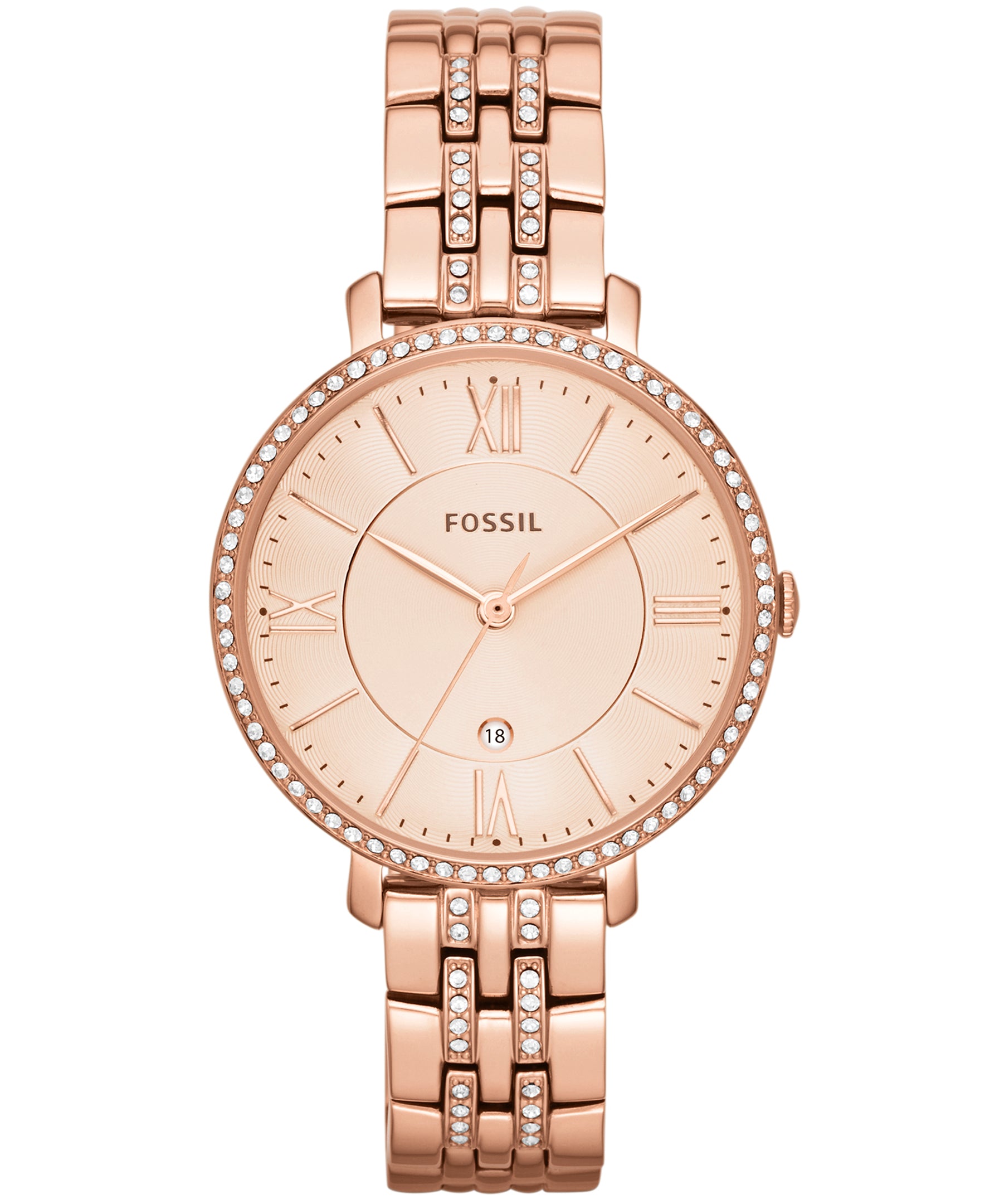 Fossil Jacqueline ES3546 Women's Stainless Steel Watch - Elegant & Durable for Everyday Wear, Office & Casual Outfits