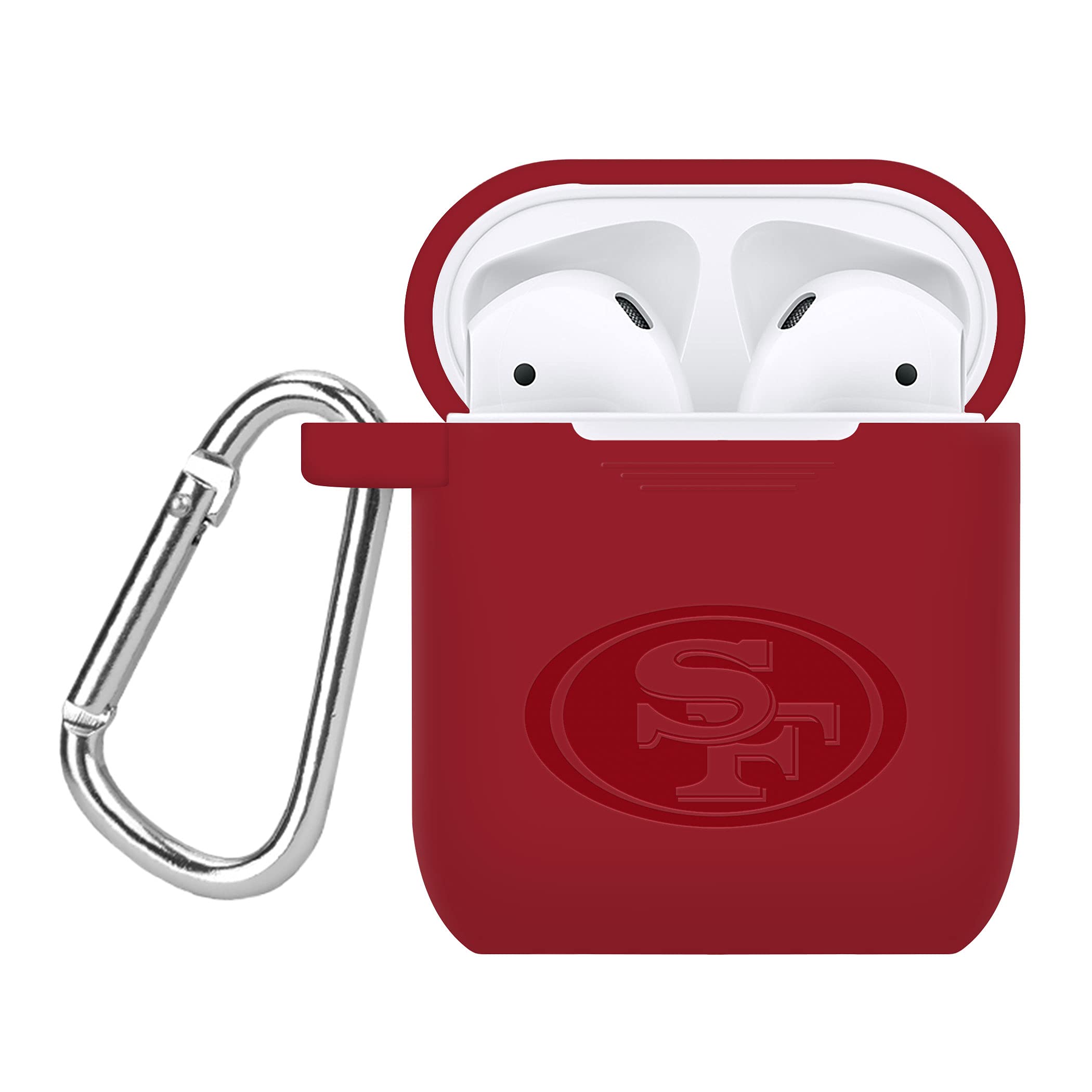 San Francisco 49ers AirPods Case Gen 1&2 - Crimson for Game Day