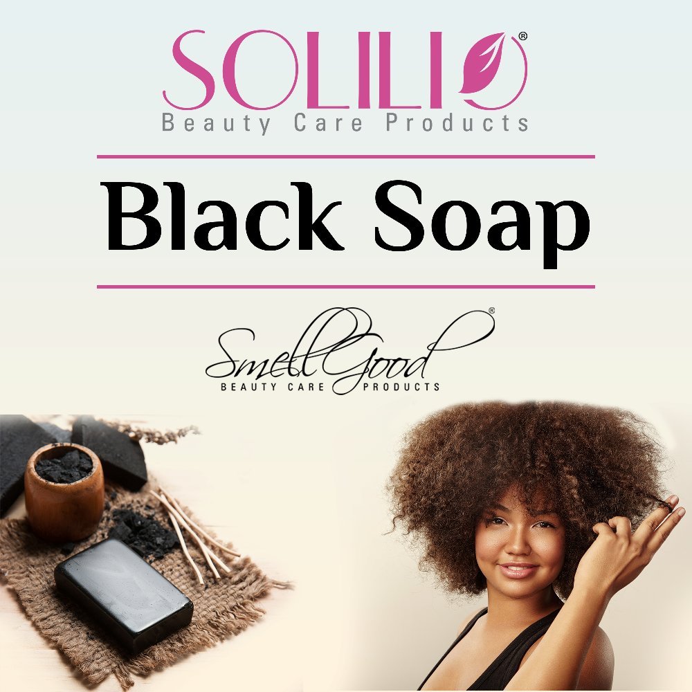 Organic African Black Soap 1lb - Natural Skin Cleanser for Acne, Eczema & Dark Spots | Perfect for Face & Body Care, Shaving & Sensitive Skin