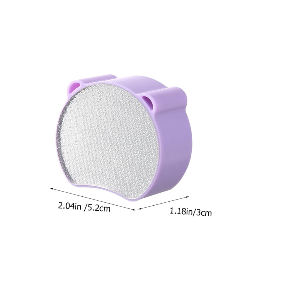 Professional Women's Hair Removal Tool - 2pcs Foot Grinder & Exfoliator | ABS Material Gentle Hair Eraser | Compact & Portable | Perfect for Travel, Home Spa & Pedicure Care