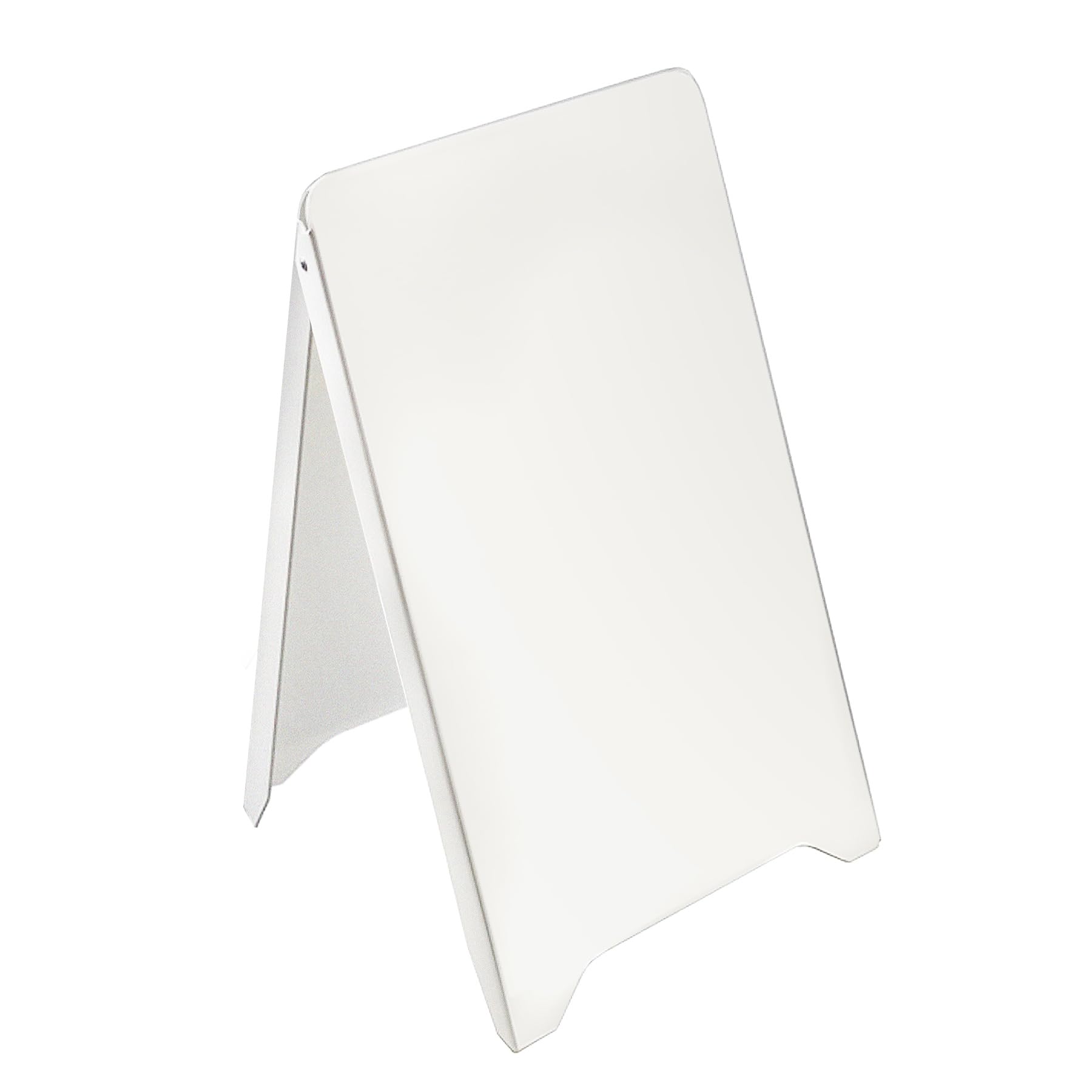 Azar Displays 300250 White Plastic Sidewalk Sign Board - Double Sided 19x34 Inches, Write-On & Adhesive Surface for Restaurants, Retail Stores, and Outdoor Events