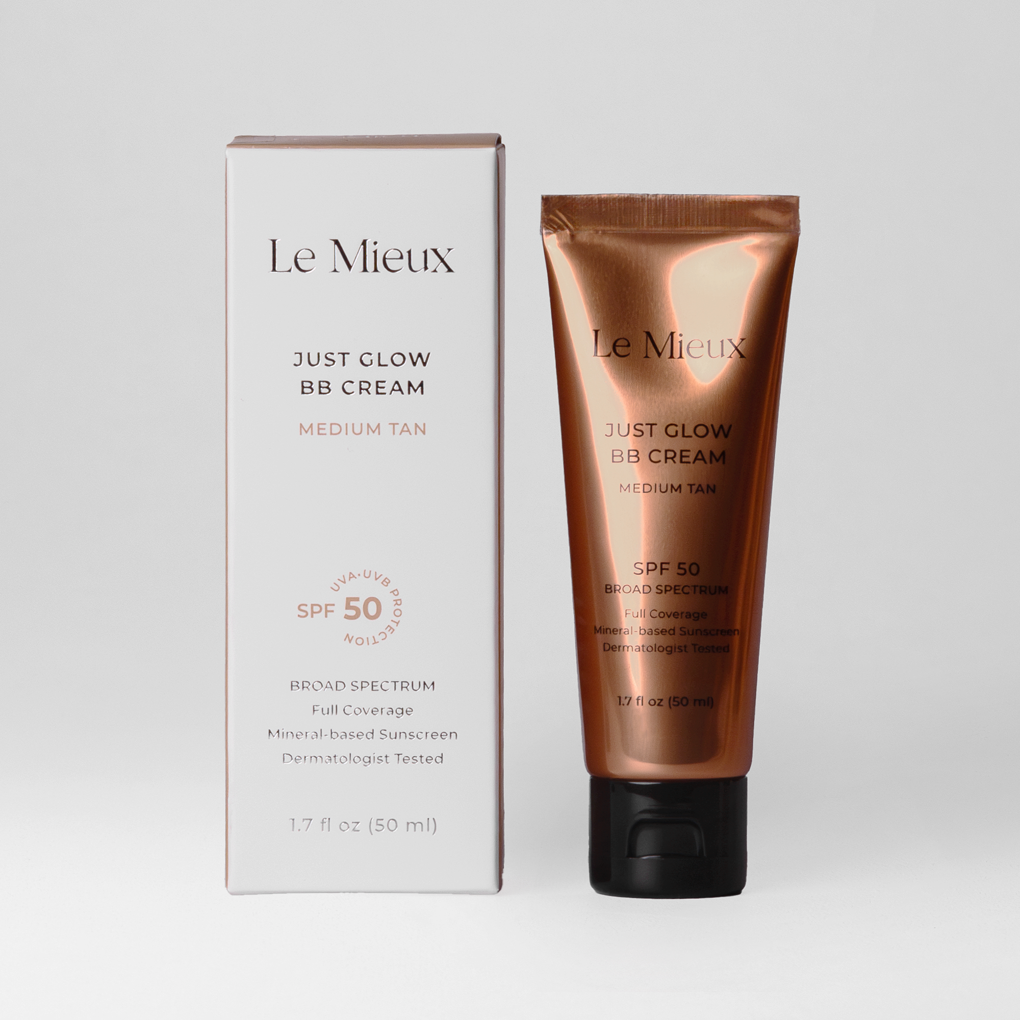Just Glow BB Cream - Lightweight, Natural Coverage with SPF Protection | Perfect for Daily Wear & Flawless Skin | Ideal for Work, Date Night & Travel