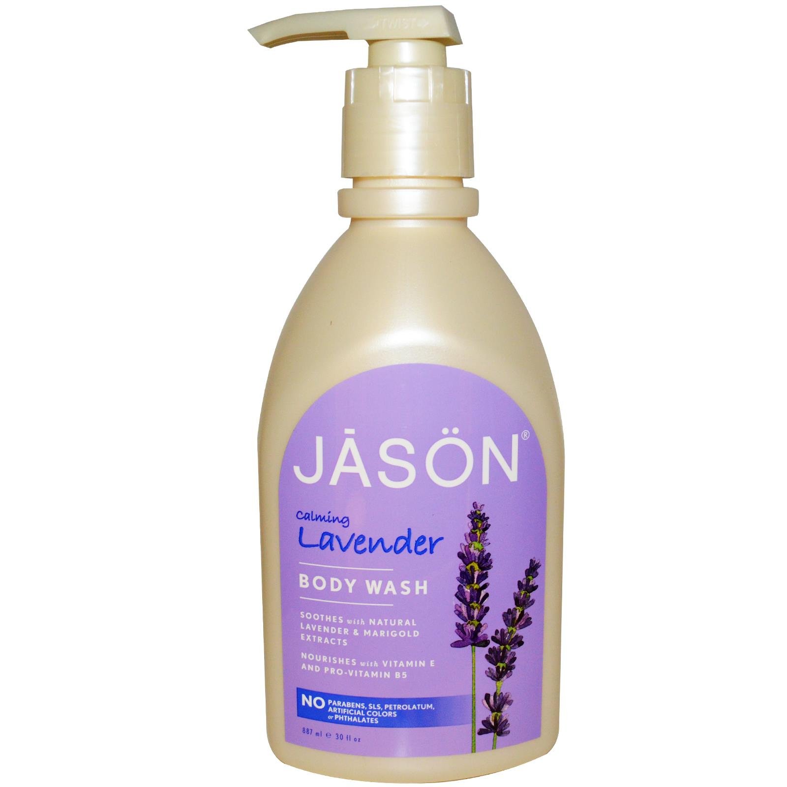 Jason Lavender Body Wash for Men - Soothing & Relaxing Aromatherapy Shower Gel for Dry Skin - Perfect for Morning & Nighttime Use