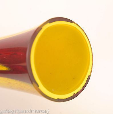 Hand Blown LG Vase Studio Art Glass - 30.5