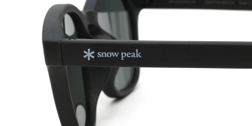 JINS x Snow Peak Rubber Sunglasses 018 - Lightweight Polarized Outdoor Sunglasses for Hiking, Fishing & Beach Activities