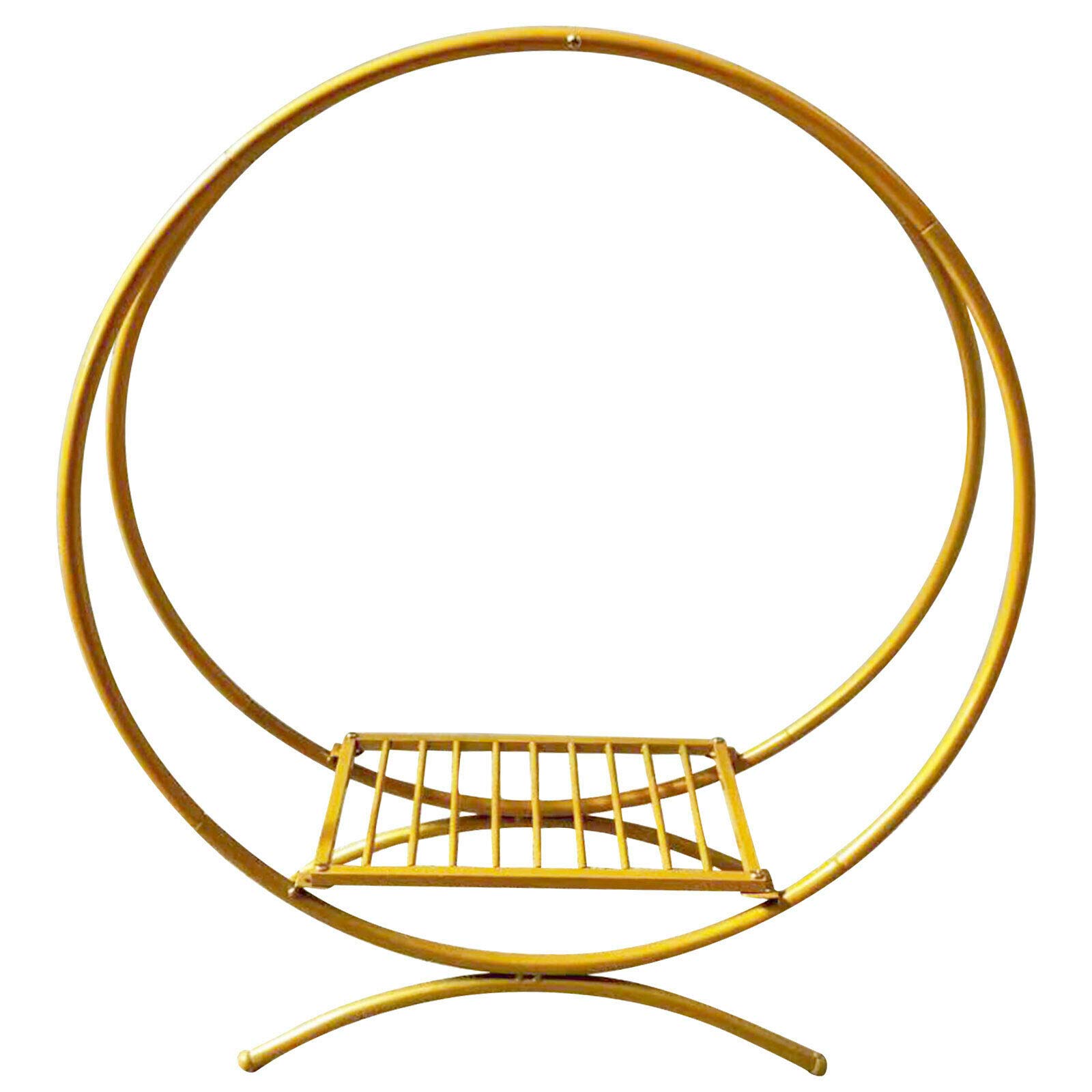 Fetcoi 80cm Gold Metal Wedding Cake Stand & Flower Arch Kit - Elegant Round Circle Cake Decorations for Wedding, Birthday Party, Anniversary, Bridal Shower & Special Events