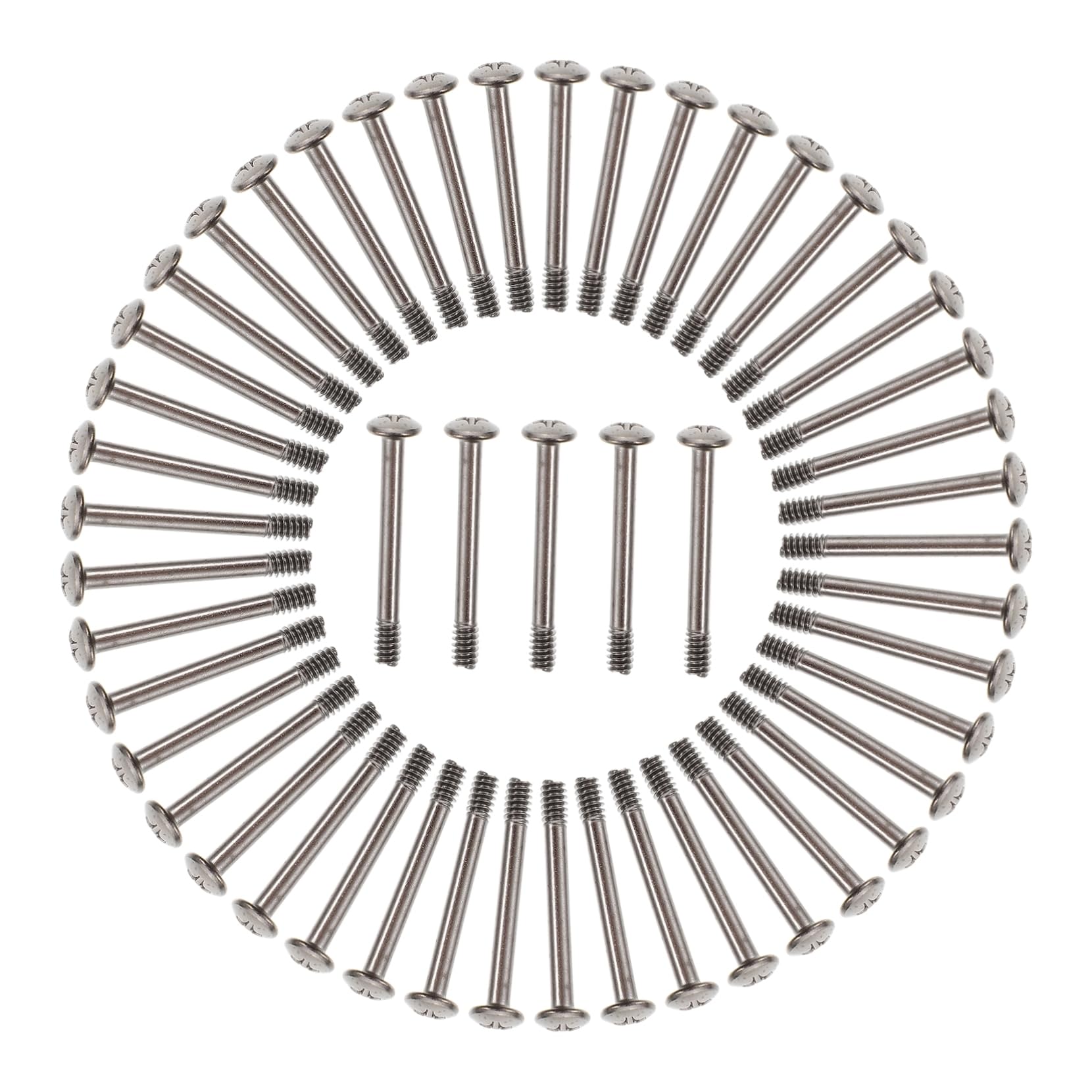 Mikikit 200 Pcs Computer Case Screws Kit - Black Metal Standoffs, Fan Mount Screws & Round Head Fasteners for PC Cooling Fans, Kraken Support - Perfect for PC Building, Case Modding & Hardware Upgrades