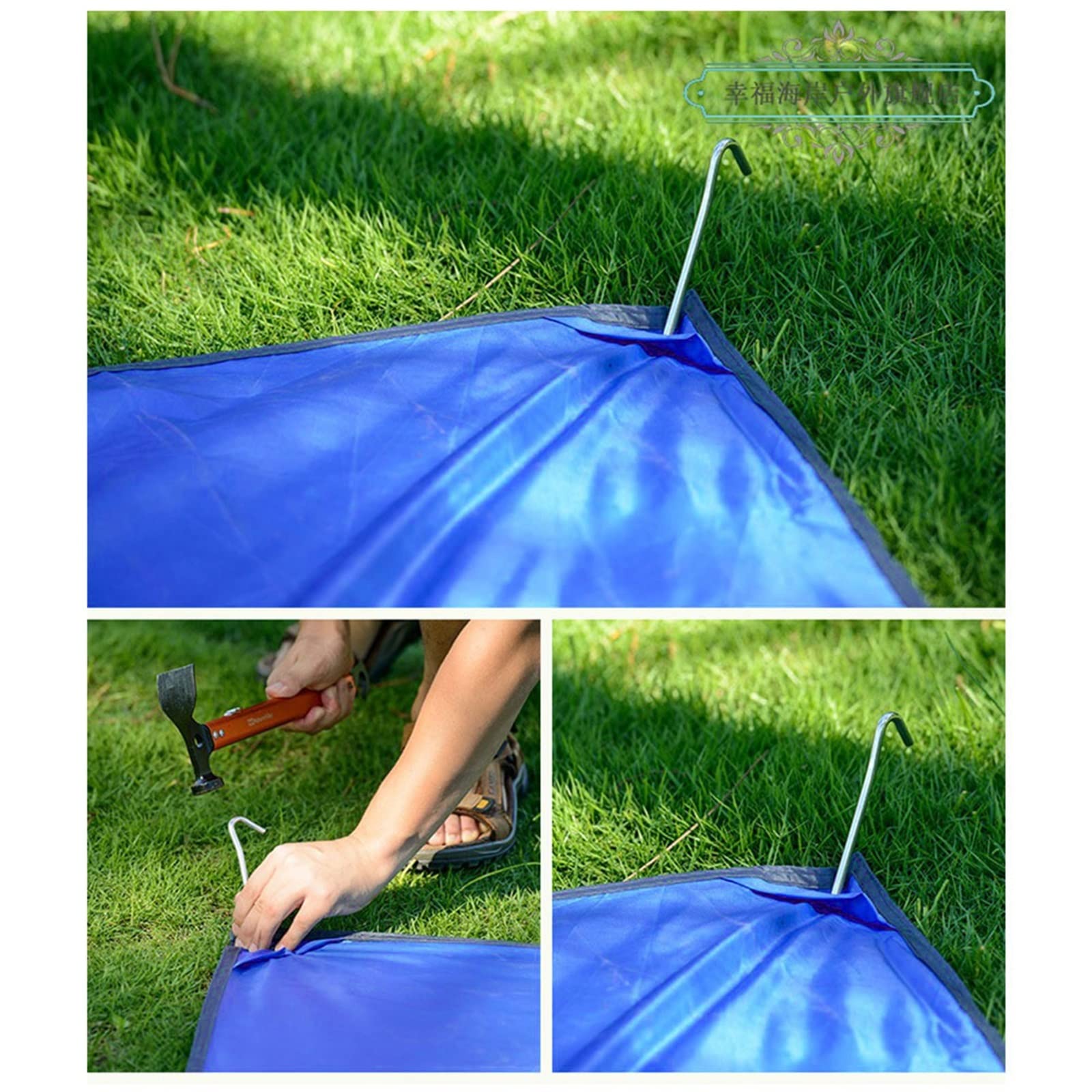 Waterproof Sandproof Beach Blanket for Camping & Travel - Foldable Outdoor Rug for Park, Hiking, Beach Accessories