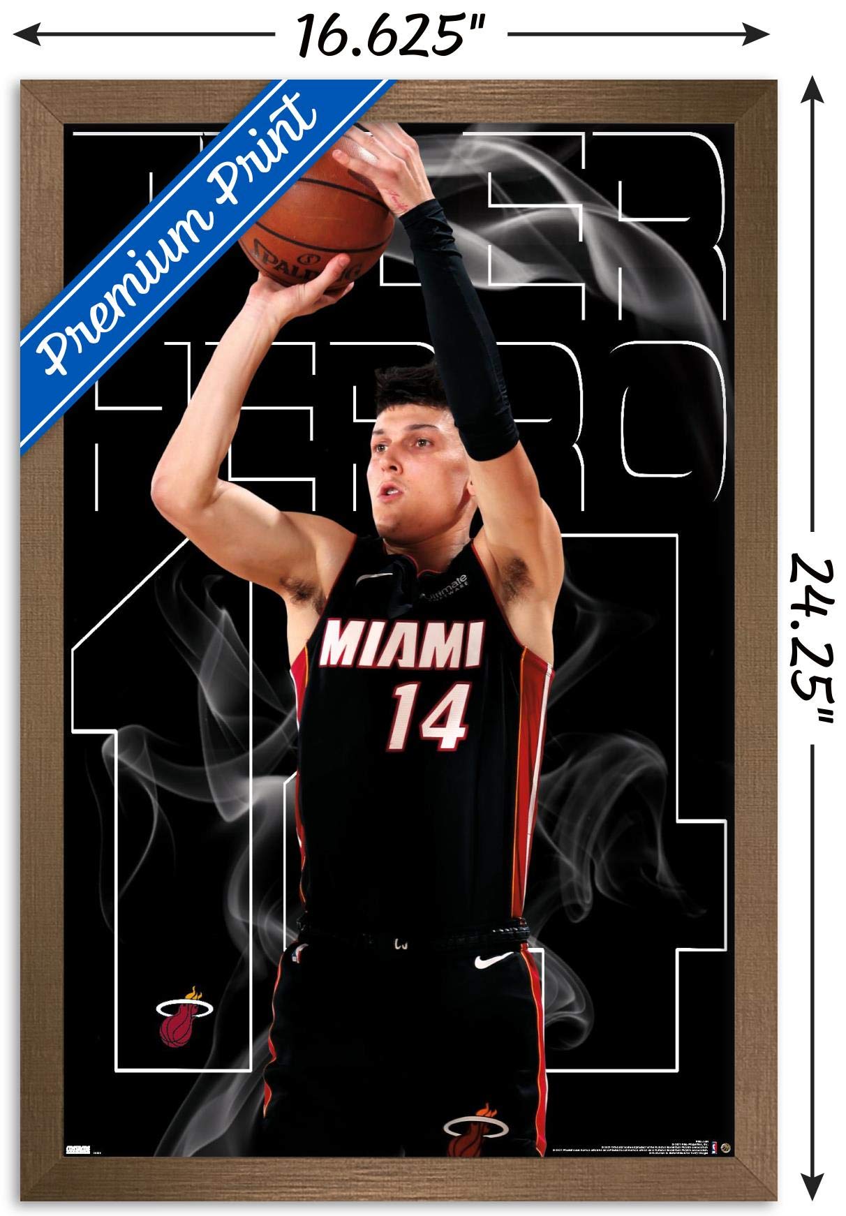 NBA Miami Heat Tyler Herro 20 Wall Poster - 22.4