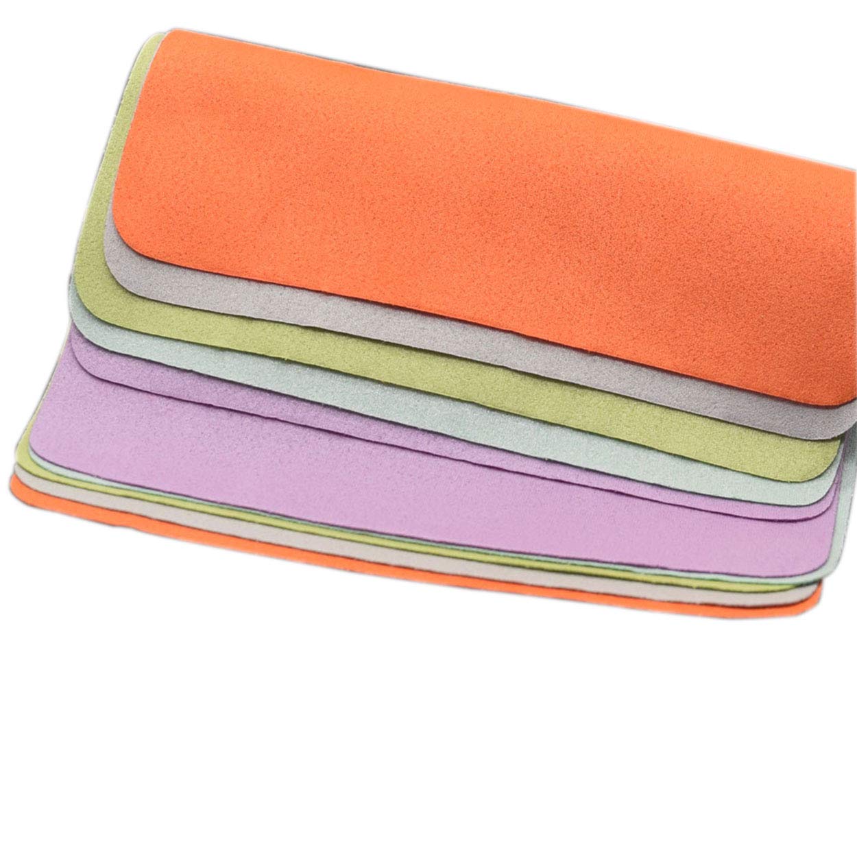 Premium Microfiber Cleaning Cloths (10-Pack, 6.8x5.7 Inch) - Gentle Lens Wipes for Eyeglasses, Sunglasses, Jewelry, Watches, Cameras & Electronics - Scratch-Free Polishing Cloth for Glasses, Screens & Keyboards - Perfect for Home, Office & Travel Use