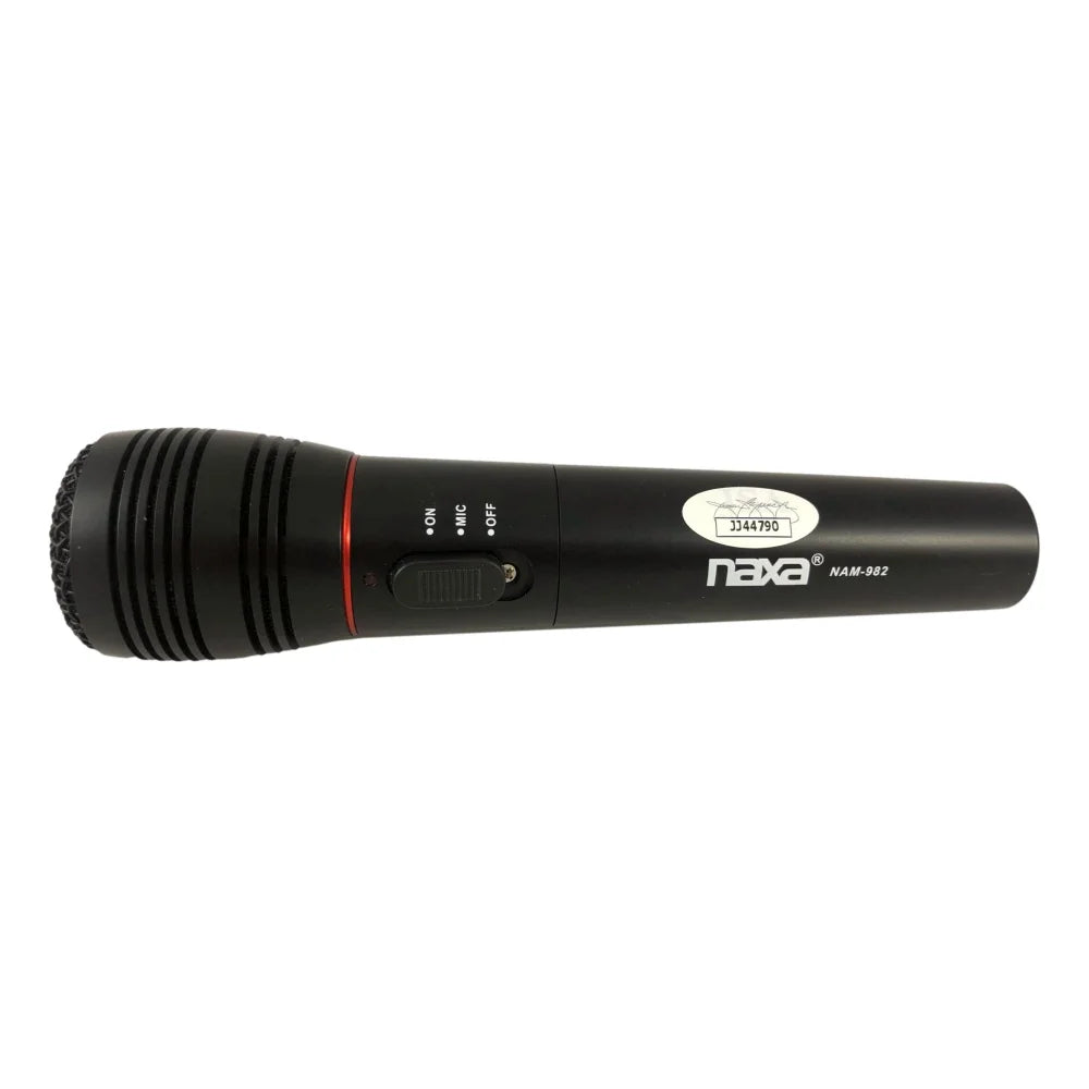 Luke Bryan Autographed Microphone with JSA COA - Play It Again Signed Collectible - Perfect for Country Music Fans, Memorabilia Collectors & Home Decor Display