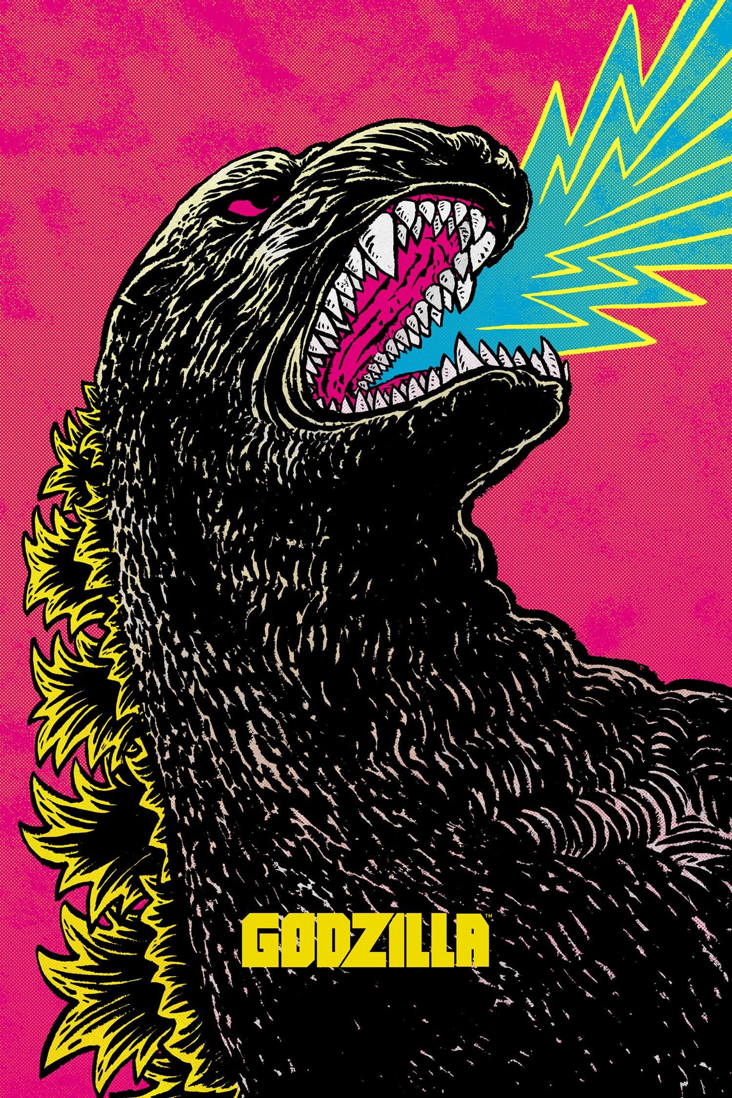 Black Dragon Press x Mondo #28: Godzilla Limited Edition Art Poster - Perfect for Movie Theaters, Home Decor & Gift for Film Lovers