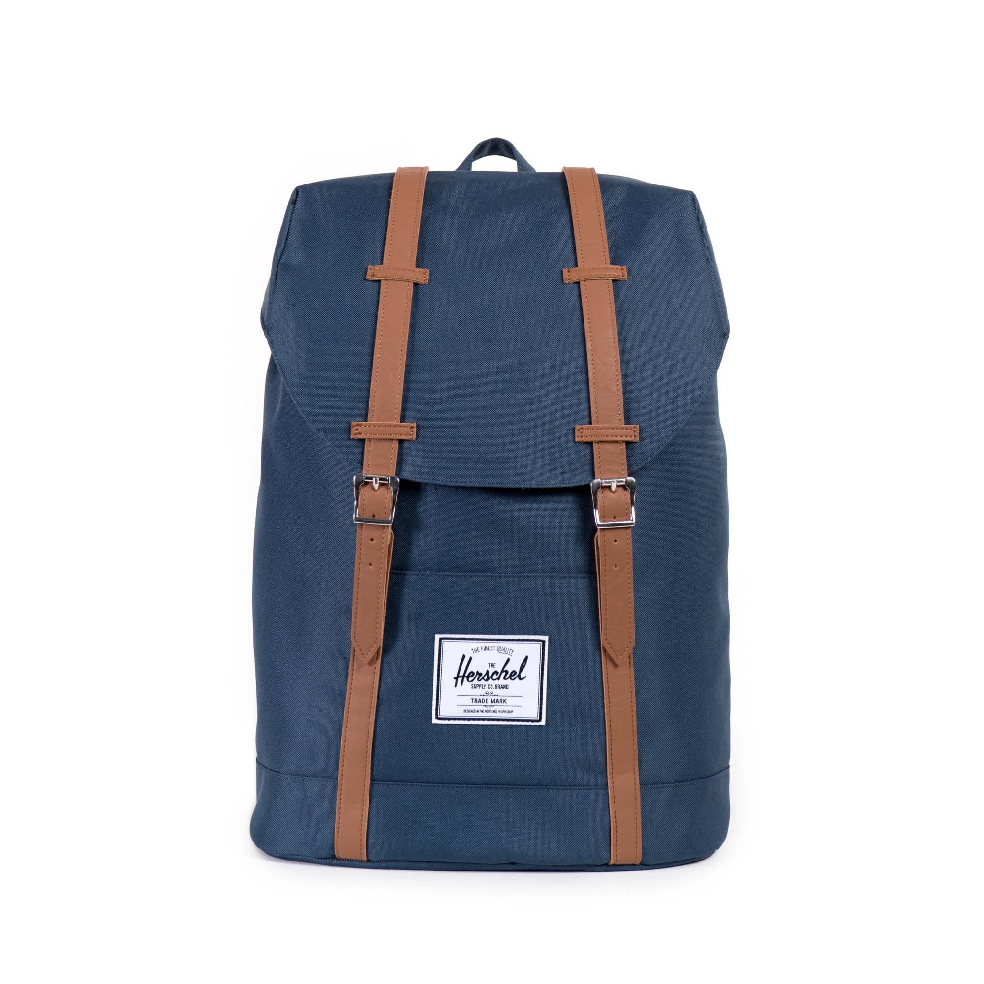 Herschel Retreat Backpack - Stylish & Durable Navy Blue Backpack for School, Travel & Everyday Use