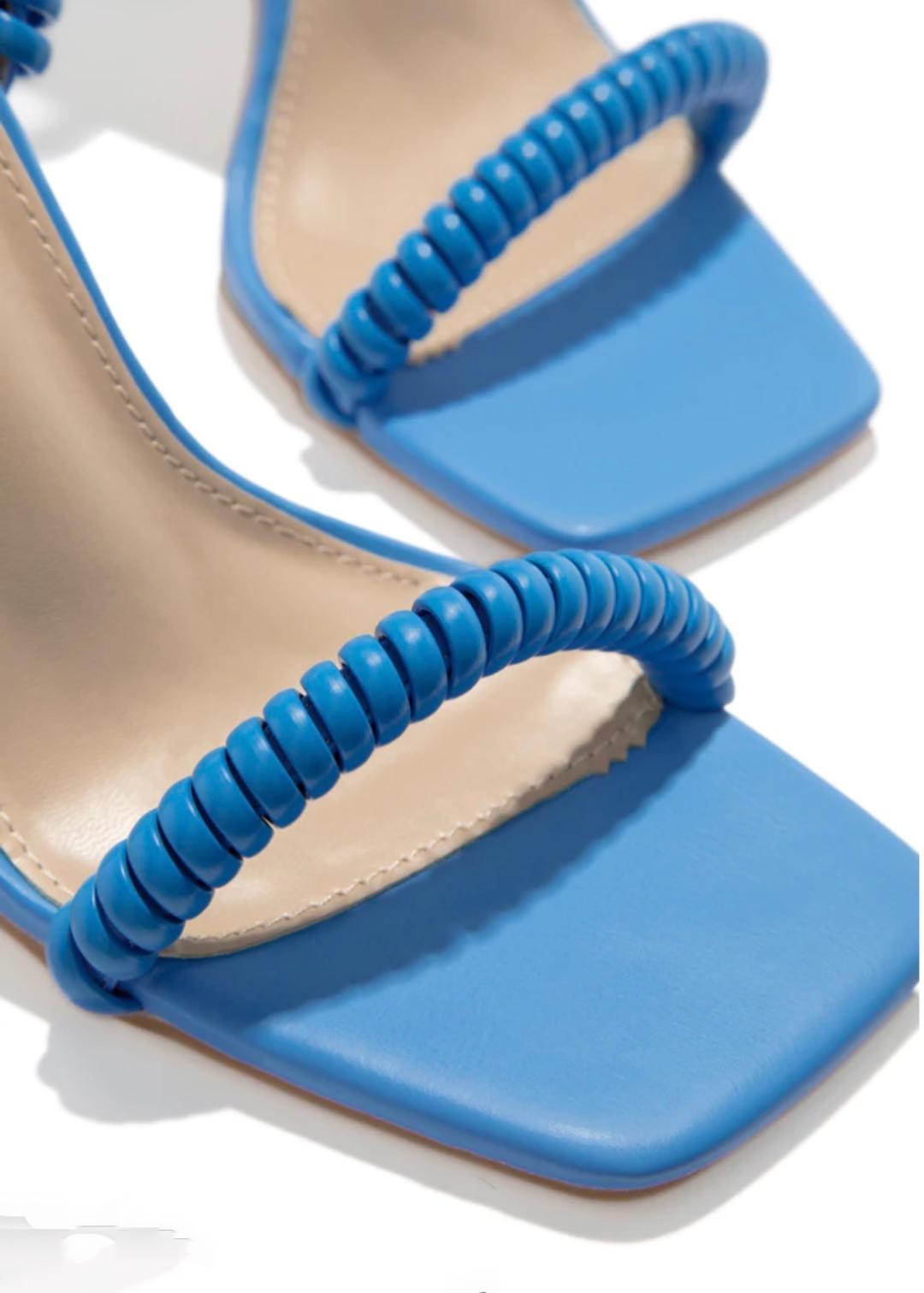 Bellita Women's Blue High Heels - Elegant Stiletto Pumps for Parties, Weddings & Evening Events