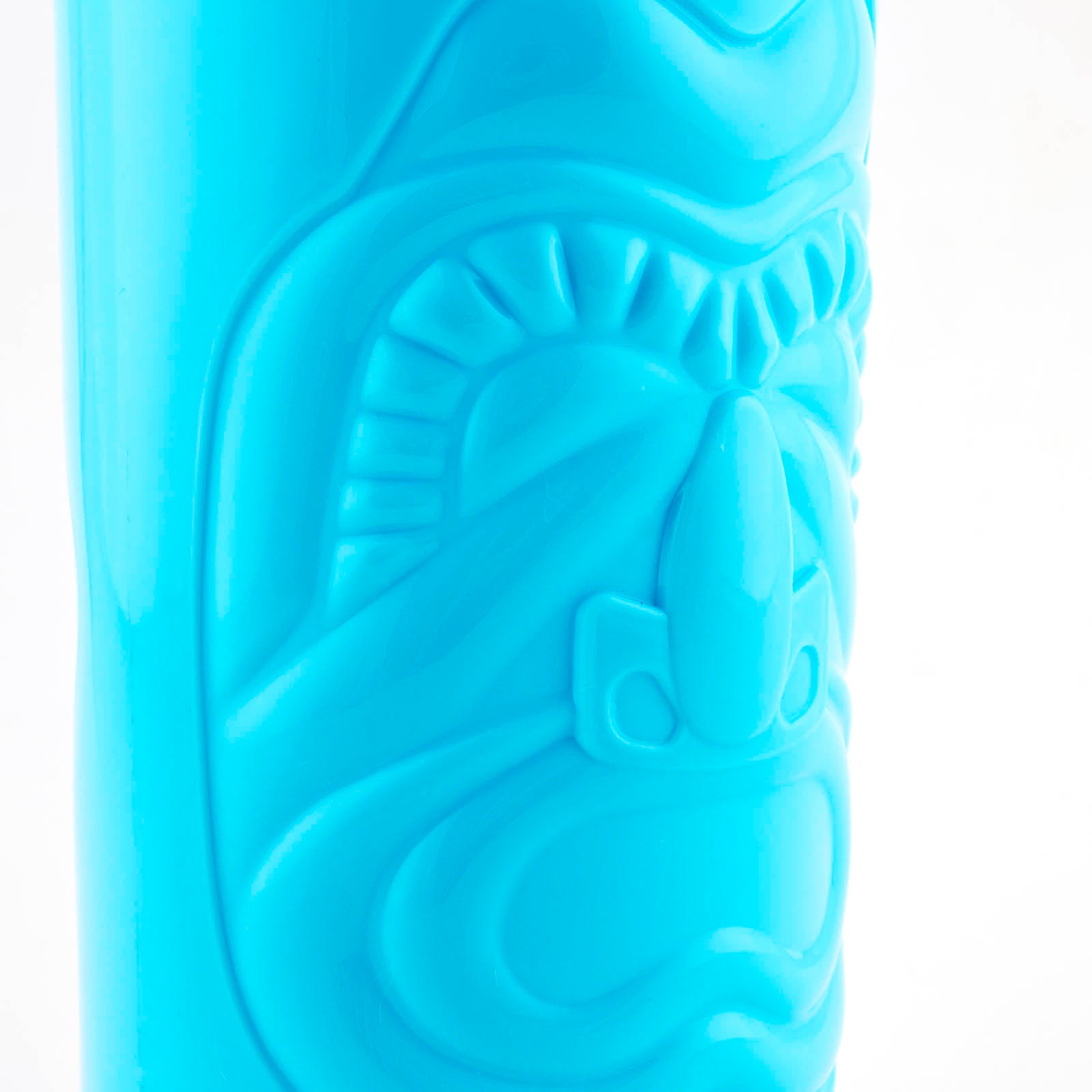 BarConic® Blue Plastic Tiki Cup - 26oz Extra Large Party Cups for Tropical Drinks, Cocktails & Summer Beverages - Perfect for Luau, Beach Parties & Poolside Gatherings