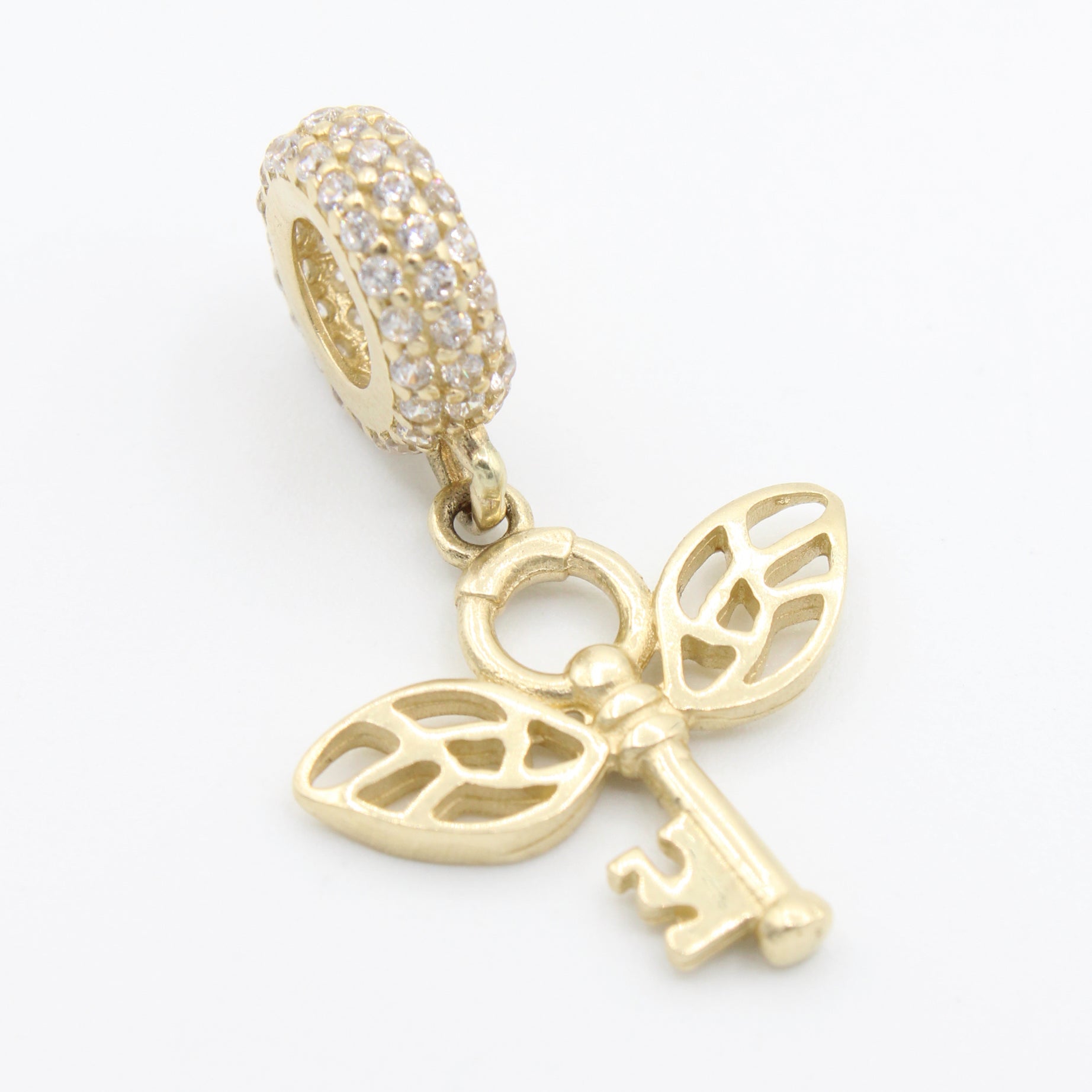 14K Gold Charms Special Key Pendant - Elegant Jewelry for Necklaces & Bracelets | Perfect for Gifts, Anniversaries & Special Occasions | JTJ™