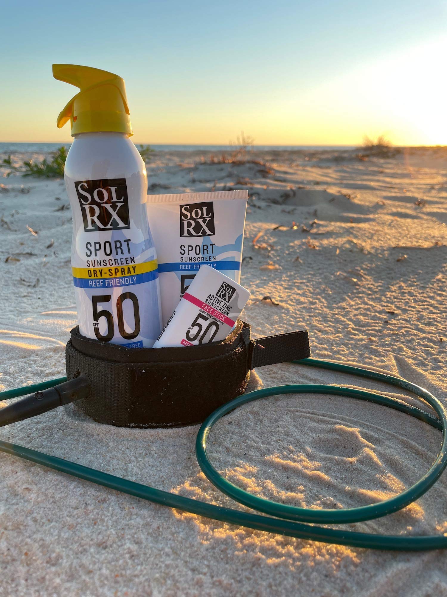 SolRX MINERAL SPF 50 Sunscreen Stick for Face - Zinc Oxide Sun Protection, Clear & Non-Greasy Formula, Water-Resistant, Reef Safe - Perfect for Outdoor Activities, Beach, Hiking & Daily Use