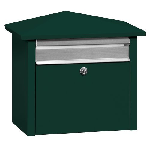 Salsbury Industries 4750GRN Green Mailbox - Durable Outdoor Mail House for Home & Business Use - Perfect for Residential, Office & Commercial Properties