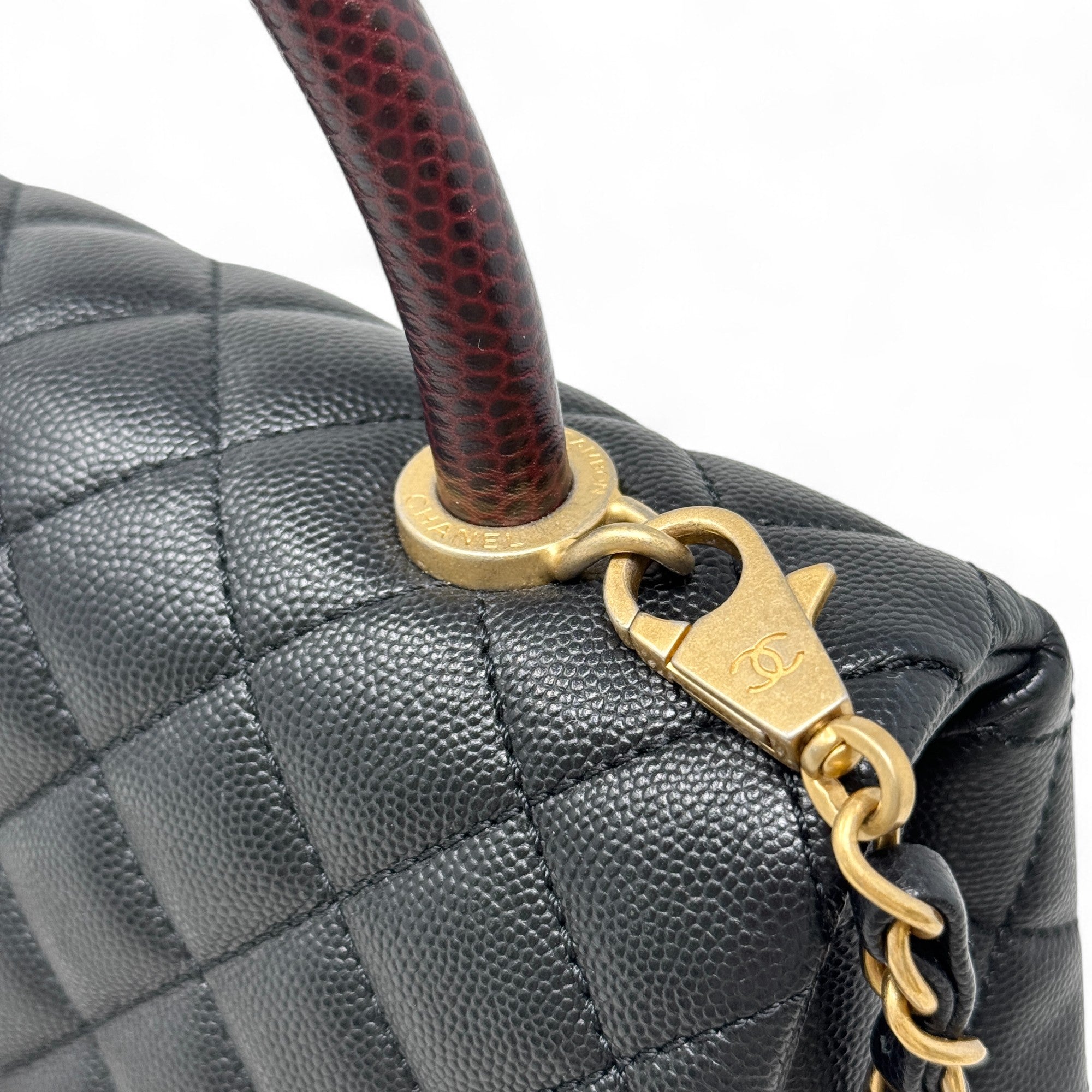 Chanel Black Medium Coco Handle Bag - Luxury Designer Handbag for Women | Perfect for Work, Evening Events & Everyday Use