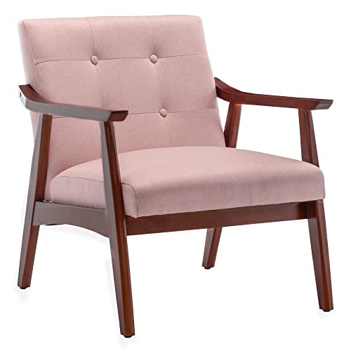 Pearl Pink Fabric/Espresso
