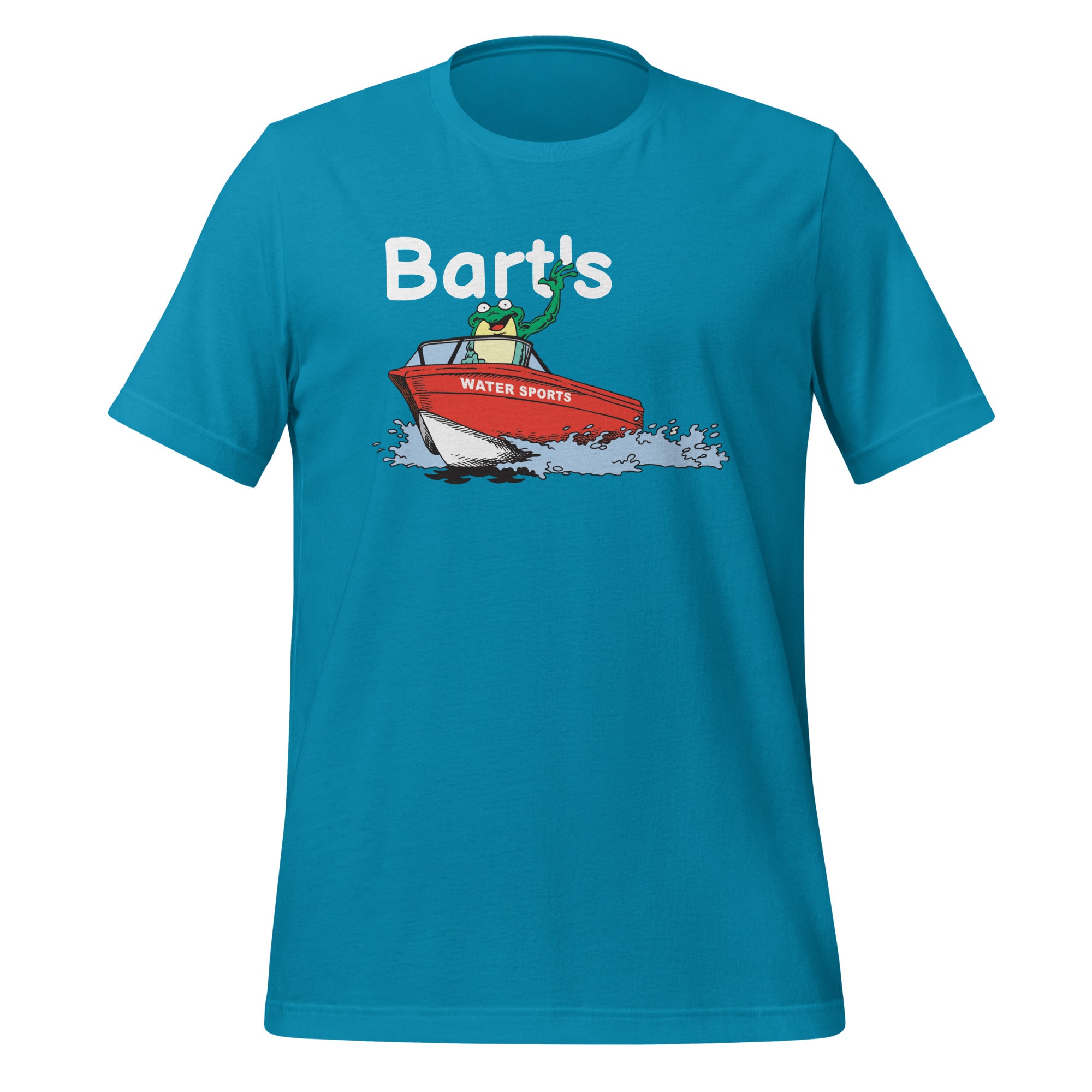 Bart's Water Sports Retro 1990's Logo Unisex T-Shirt - Vintage Surfing & Beachwear for Men and Women - Perfect for Surfing, Beach Parties and Casual Outfits