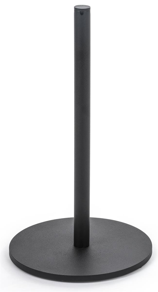 Slim Black Stanchion with Weighted Base - 16