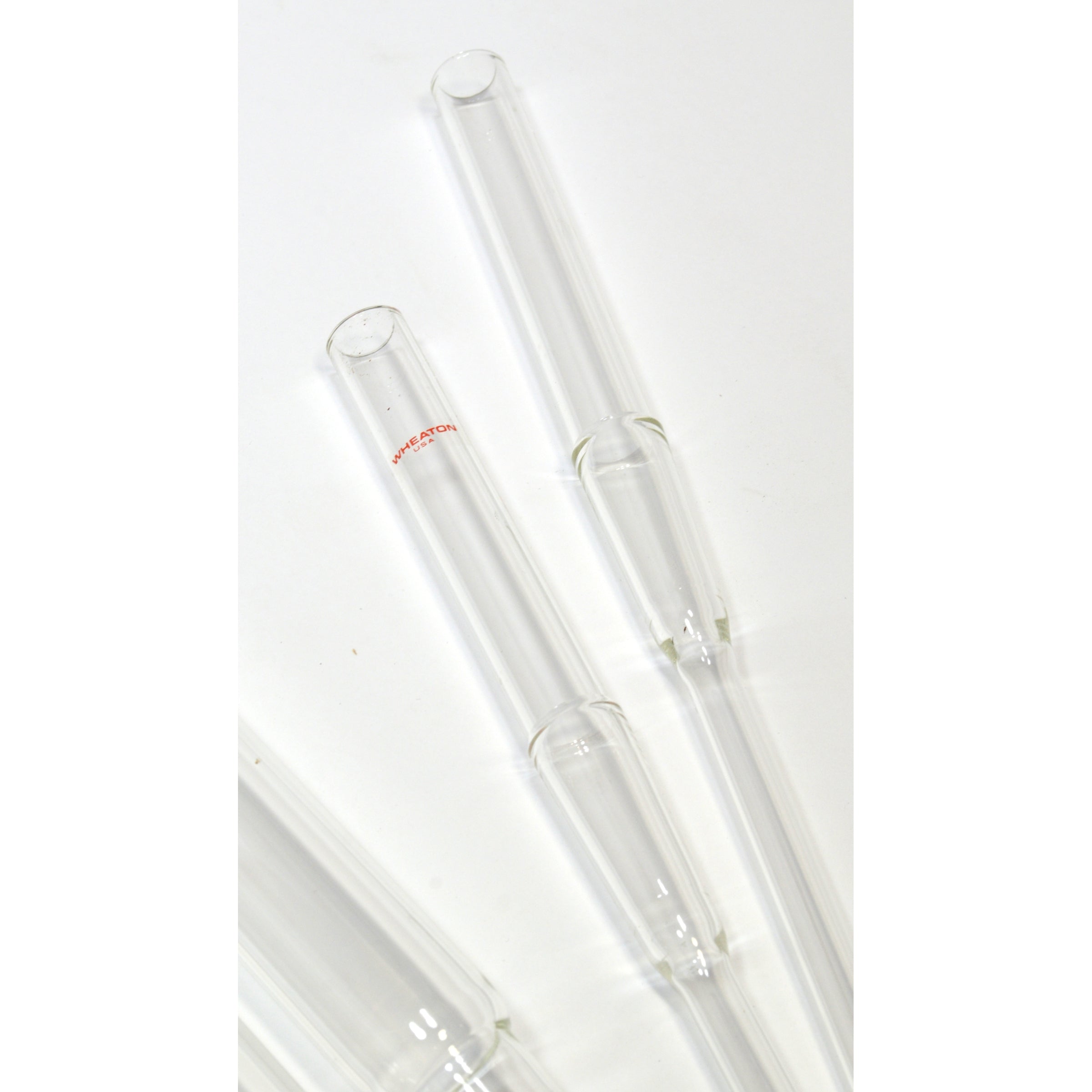 Premium Glass Lab Equipment Set - Lot of 9 Wheaton Chemistry 2-Neck Flasks with Adapters for Scientific Experiments & Laboratory Use