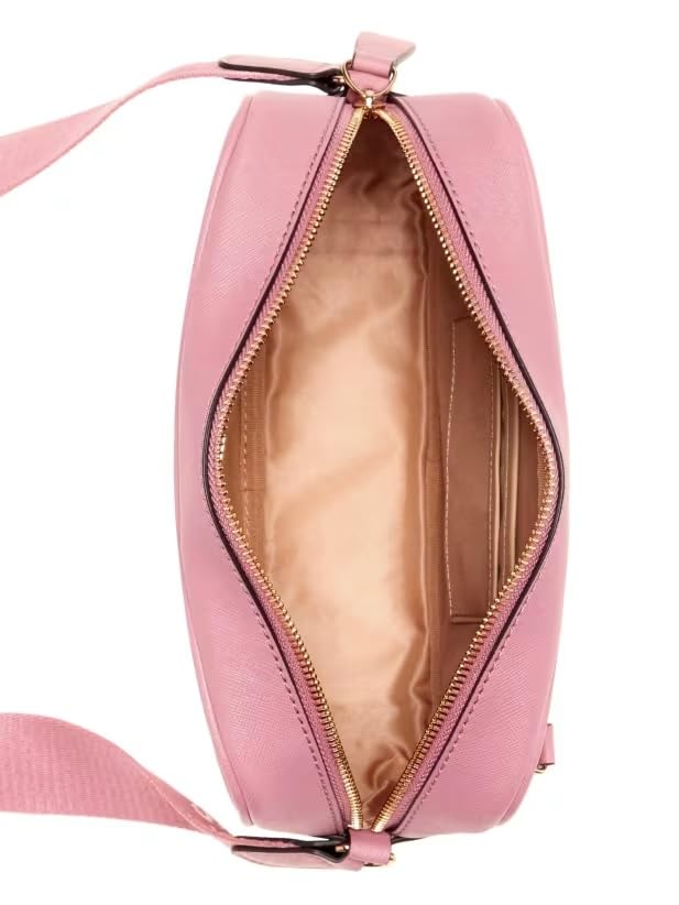 GUESS Factory Tremblay Crossbody Bag for Women - Powder Pink Leather Shoulder Purse, Fashionable & Lightweight - Perfect for Daily Use, Travel & Shopping