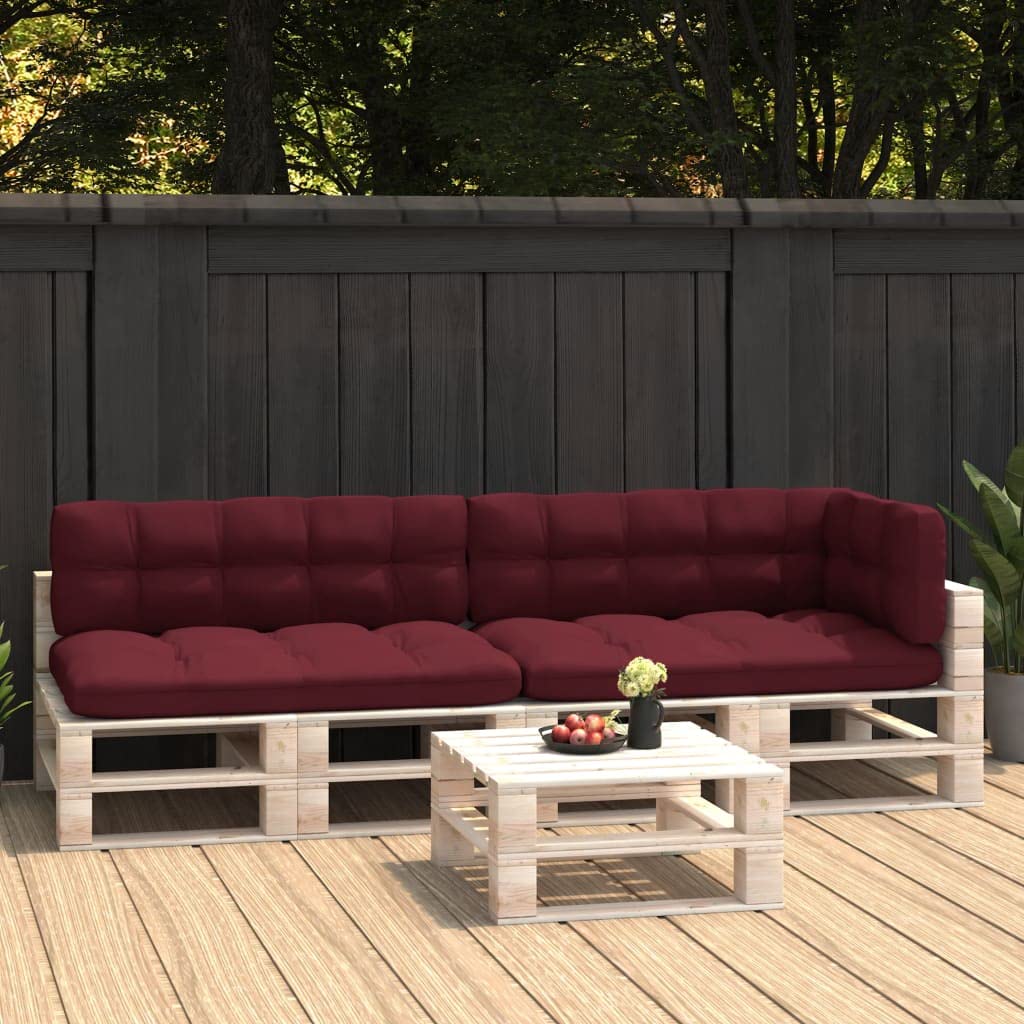 CHARMMA 5-Piece Pallet Sofa Cushion Set - Premium Outdoor Patio Seat Cushions, Durable & Weather-Resistant Garden Lounge Cushions (47.2