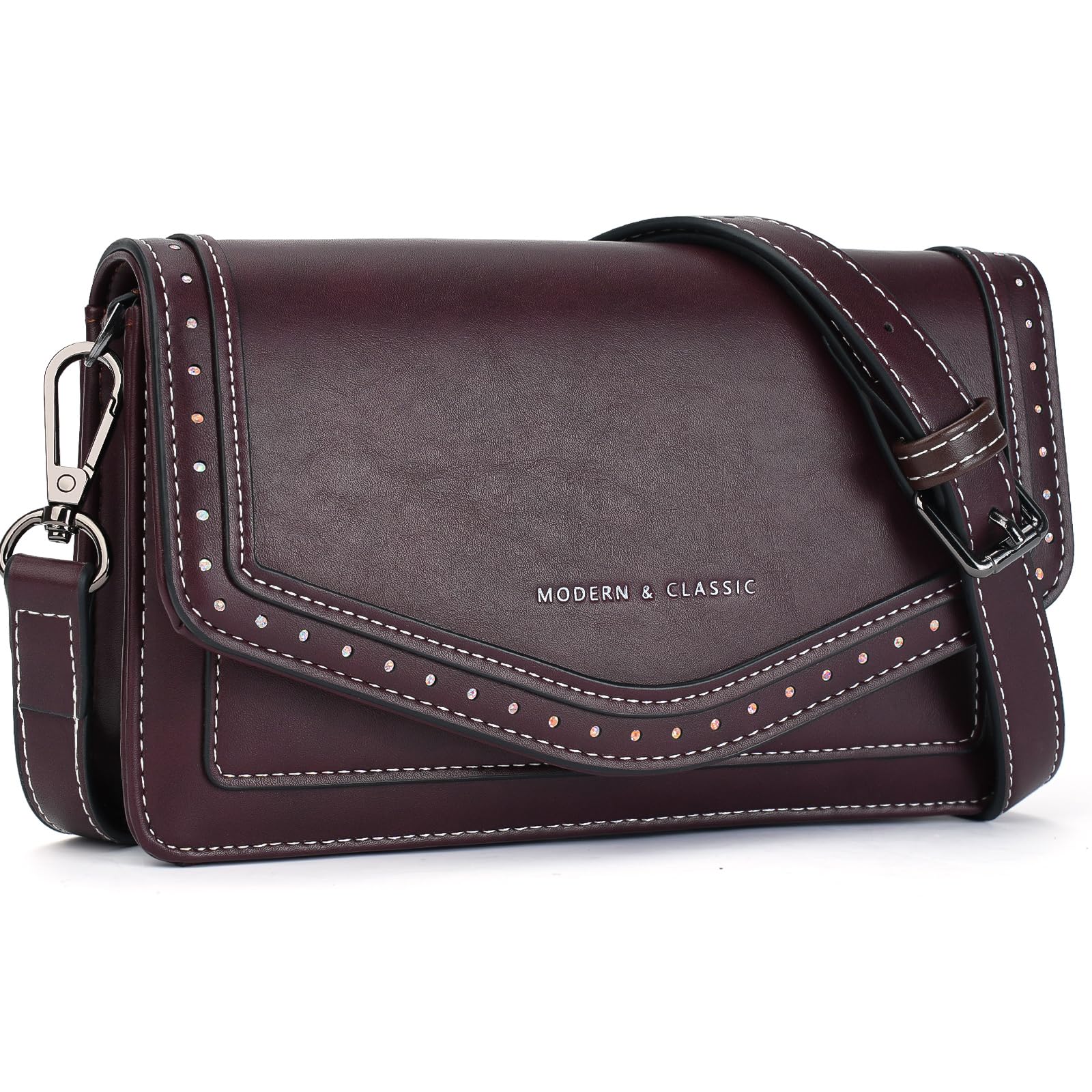 Vegan Leather Crossbody Bags for Women - Small Shoulder Handbag Purse | Perfect for Everyday Use, Travel & Shopping