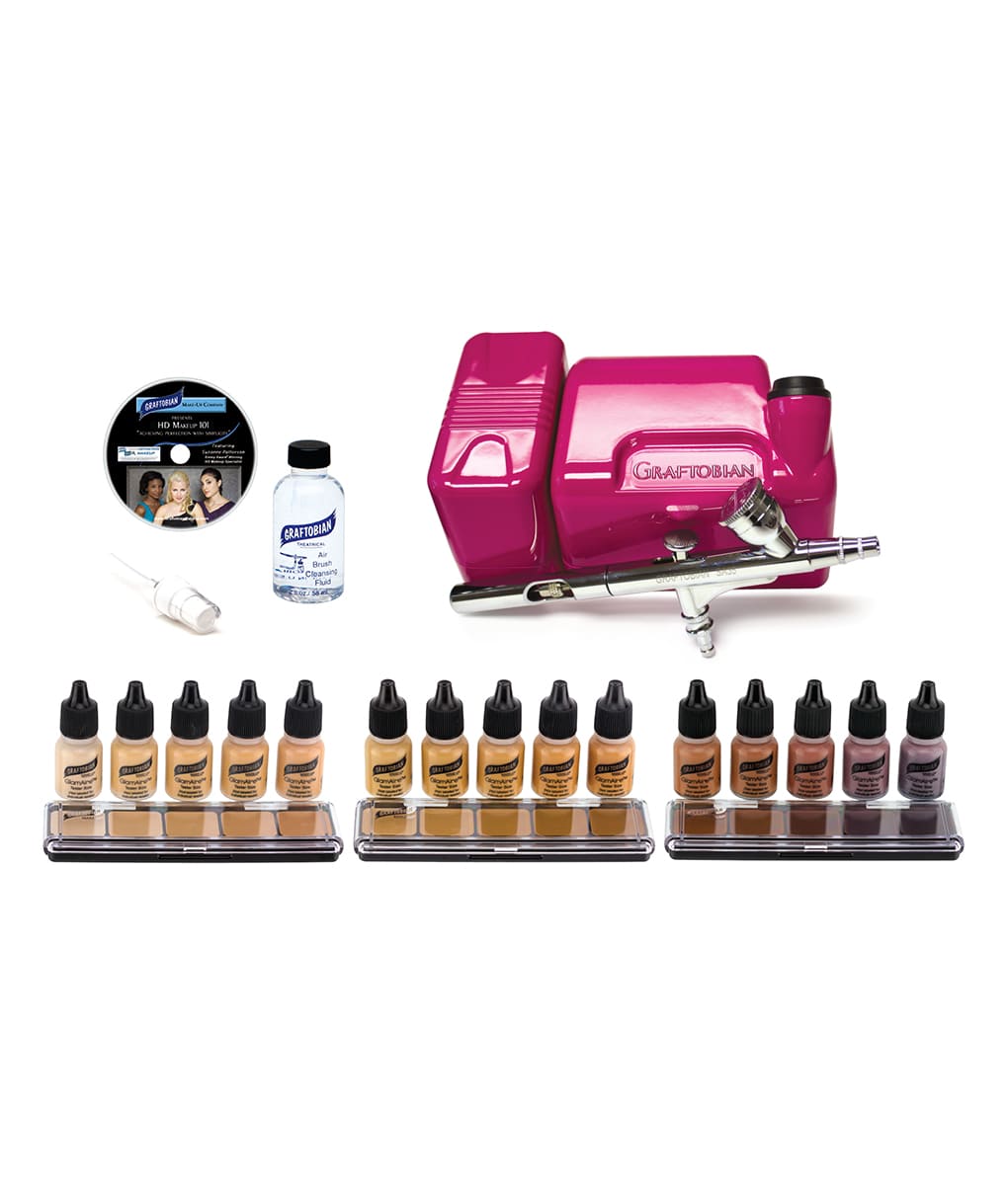GlamAire™ Professional Airbrush Makeup Kit with Walk Around™ System - Ultra HD Beauty Foundation for Flawless Coverage | Perfect for Bridal, Photo Shoots & Special Events