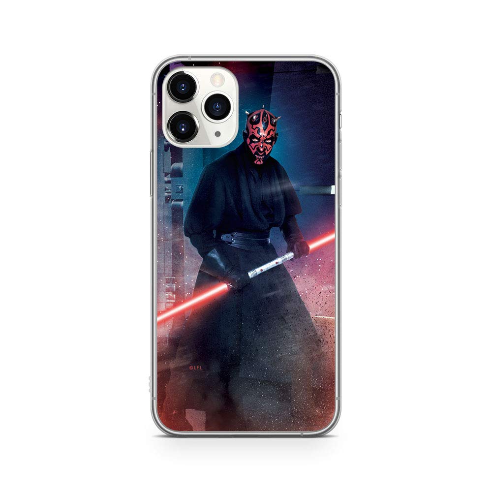 Original Star Wars Darth Maul 001 Shockproof Phone Case for iPhone 11 Pro - Perfect for Fans, Cosplay & Everyday Protection