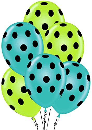 Turquoise & Lime Green