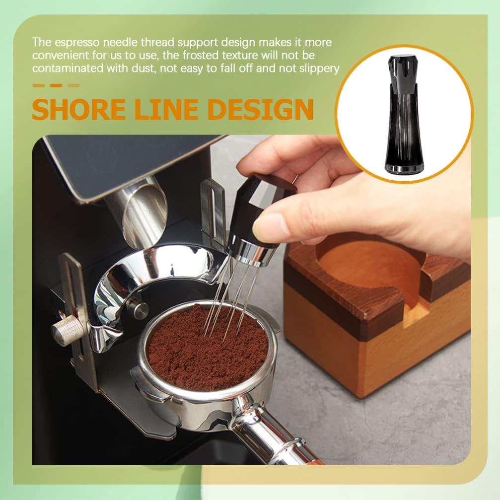 iplusmile Espresso Coffee Distributor & Tamper - Aluminum Alloy Needle WDT Tool for Barista, Perfect for Espresso Machine Coffee Preparation & Home Brewing - Ideal for Coffee Shops, Cafes & Home Baristas