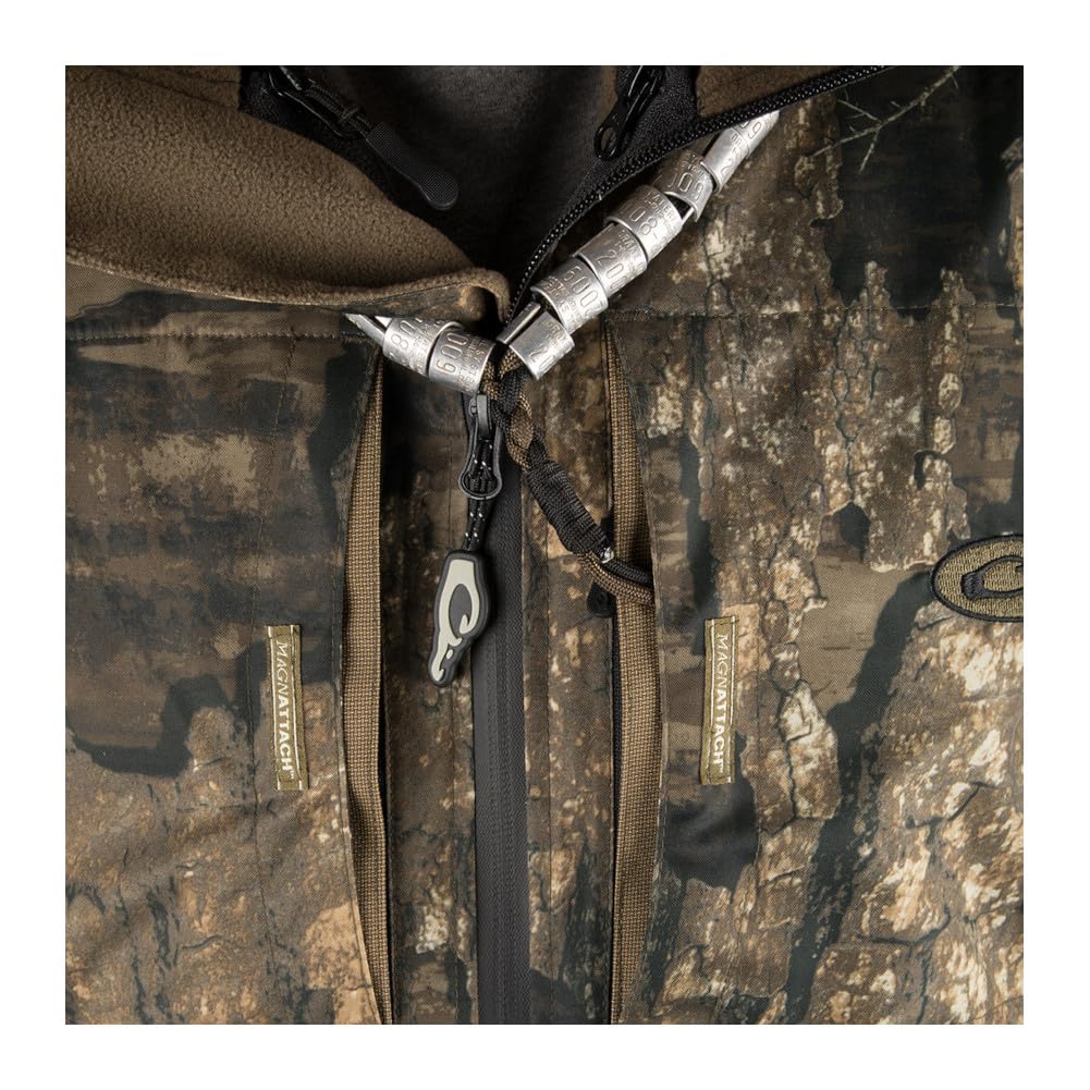 DRAKE Refuge 3.0 3-in-1 Waterproof Hunting Jacket - Lightweight Camo Coat for Men with Hood - Ideal for Hunting, Fishing & Outdoor Adventures