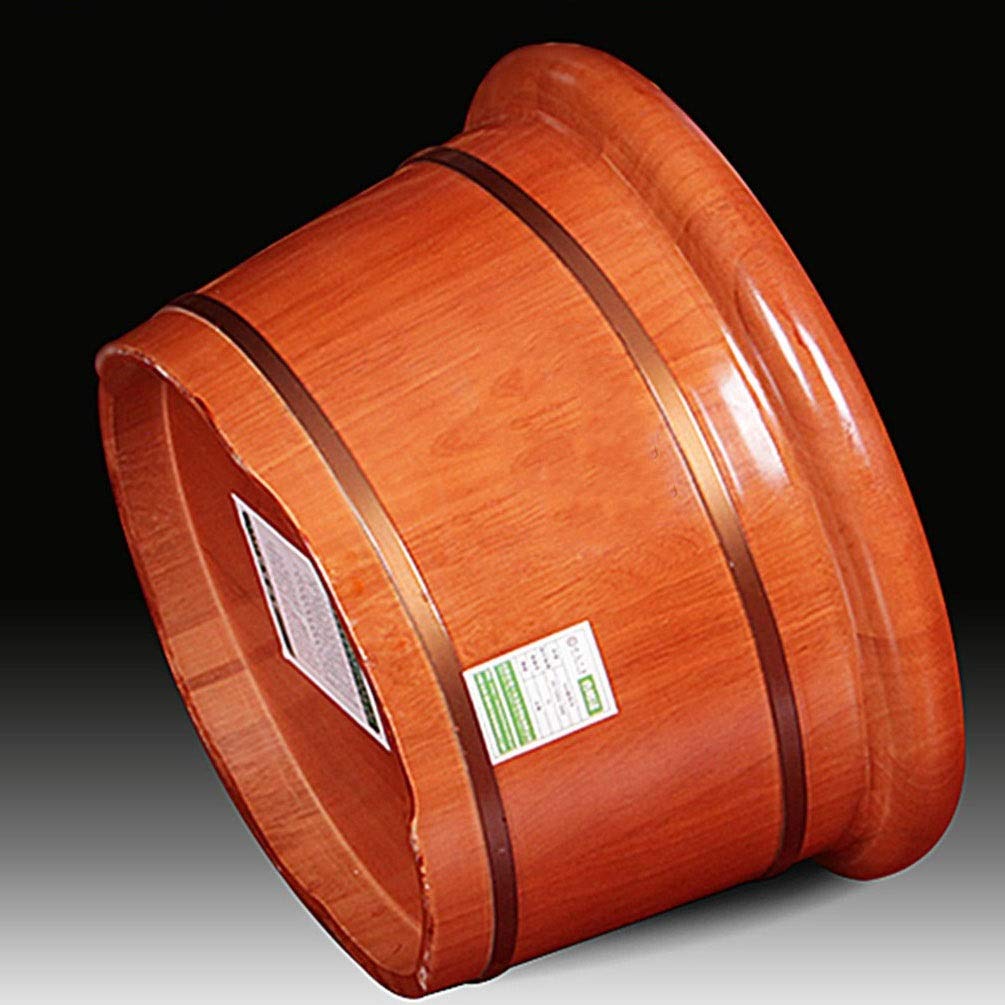 Wooden Foot Bath Massager & Sauna Bucket - Natural Wood Foot Spa Tub for Relaxation, Detox & Pain Relief | Perfect for Home Spa, Aromatherapy & Stress Relief